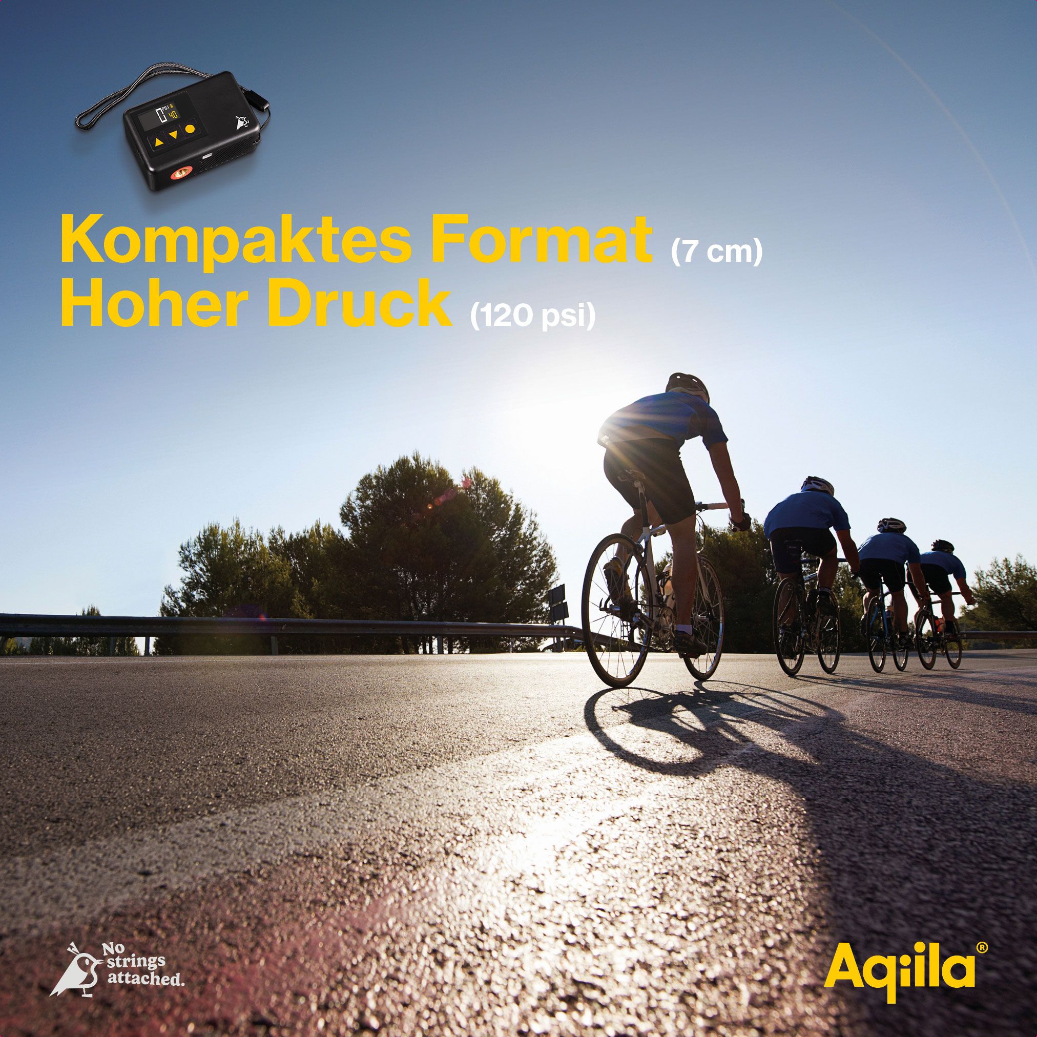 Radsport, Fahrradgruppe, Straßenszene, Sonnenlicht, Aquila