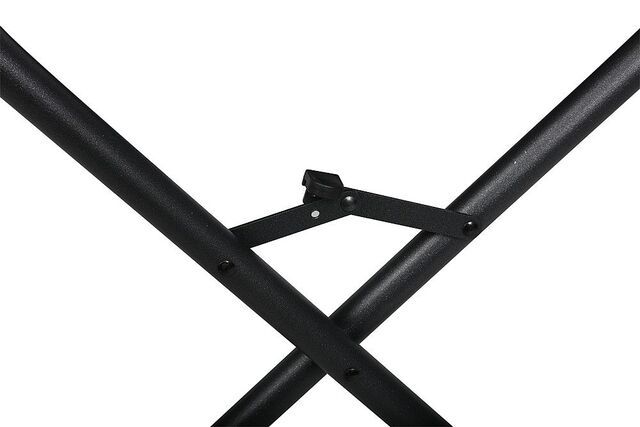 Stahlrohr, Stahlgestell, Gestell, Kreuzrohr, Schwarz