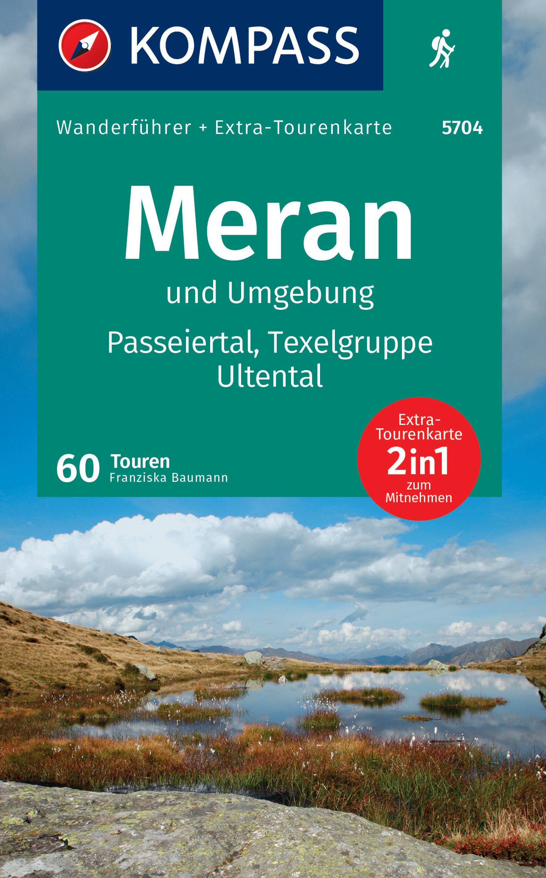 KOMPASS Wanderführer Meran und Umgebung Werbung, Plakat, Land, Natur, Draußen,