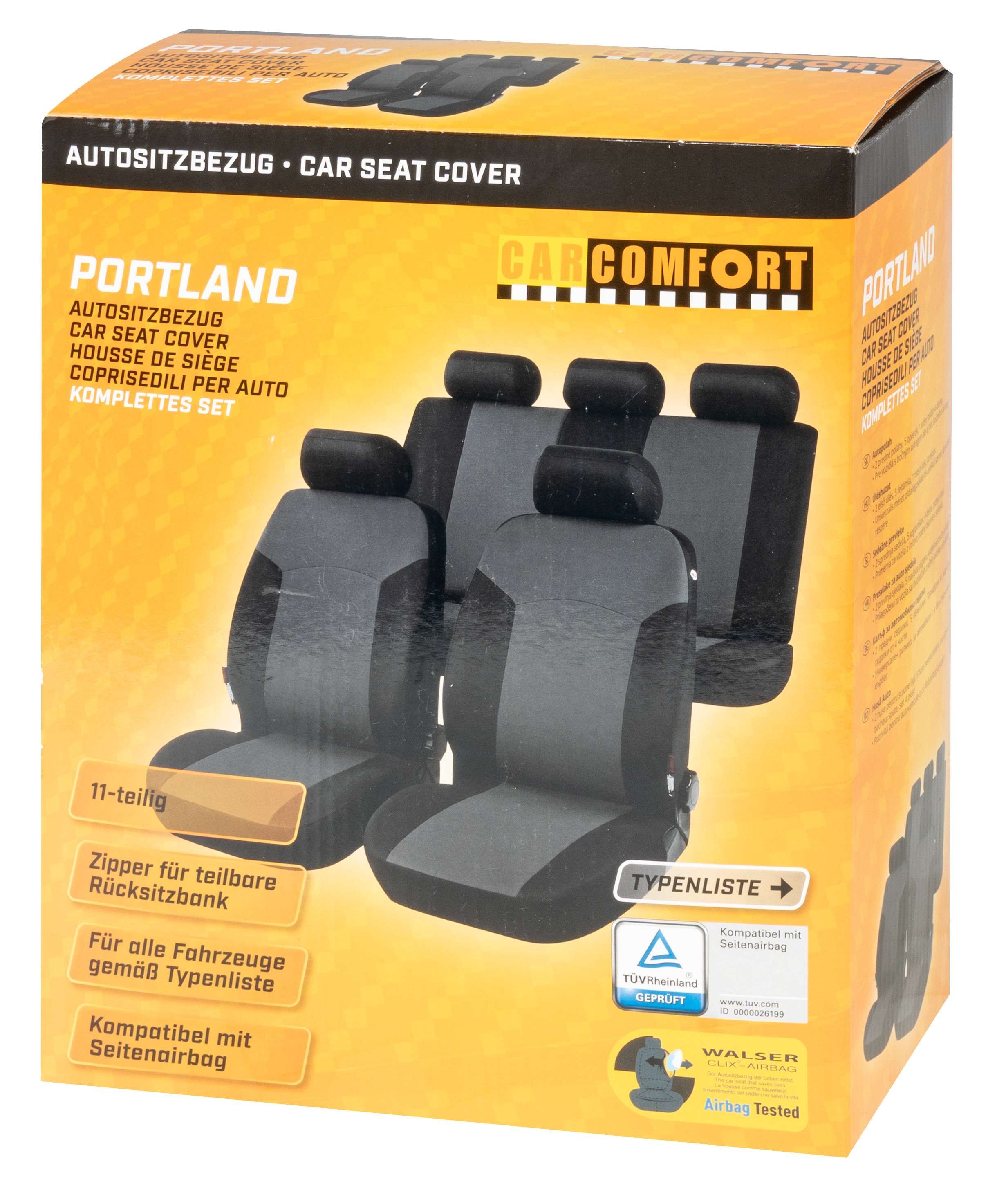 Verpackung, Autositzbezüge 