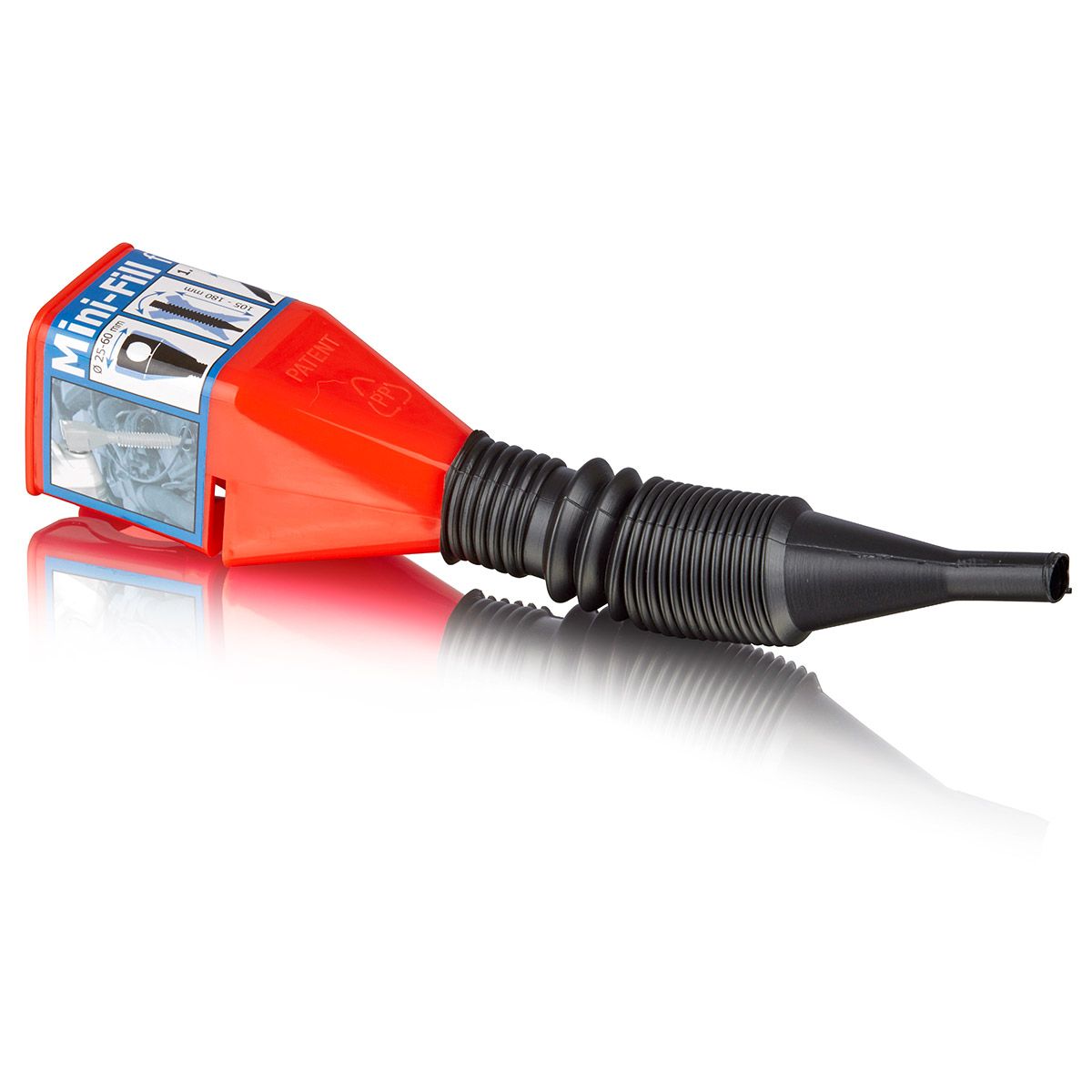 nrh20012257-universal-trichter-patentiert Tricher, Orange, Schwarz