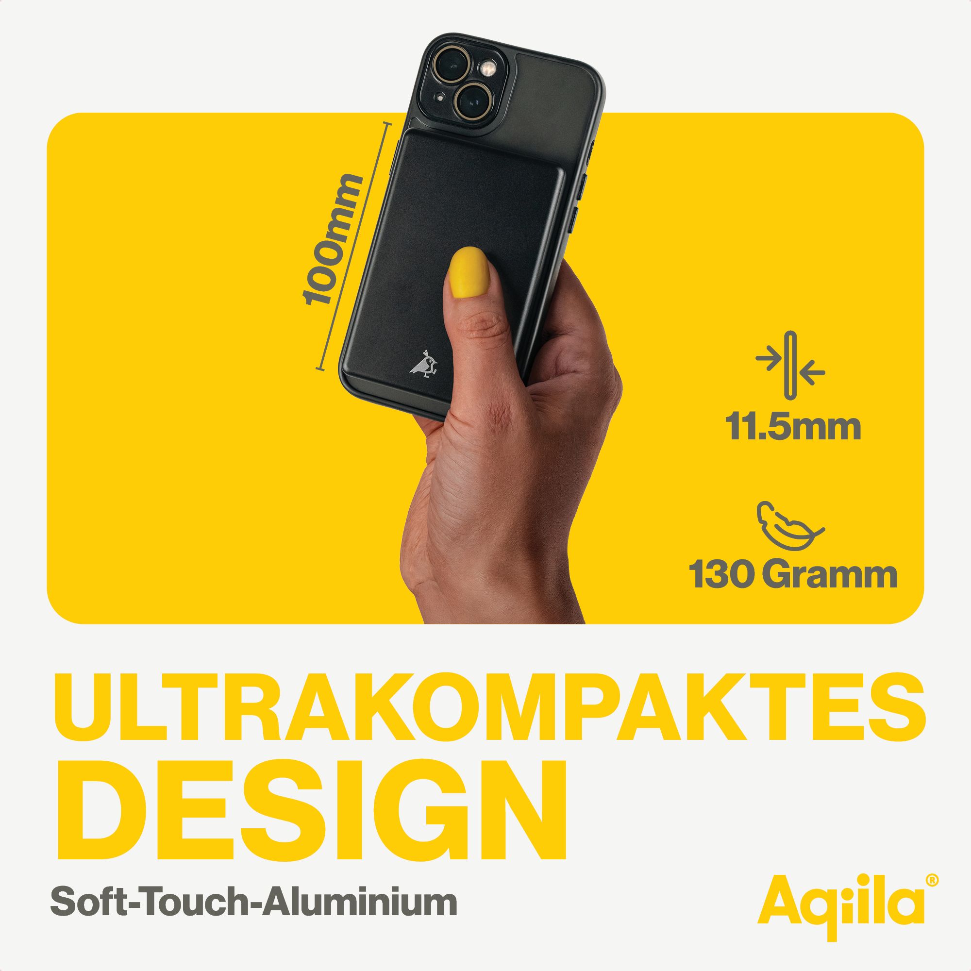 smartphone case, phone case, aluminium, soft-touch, ultracompact