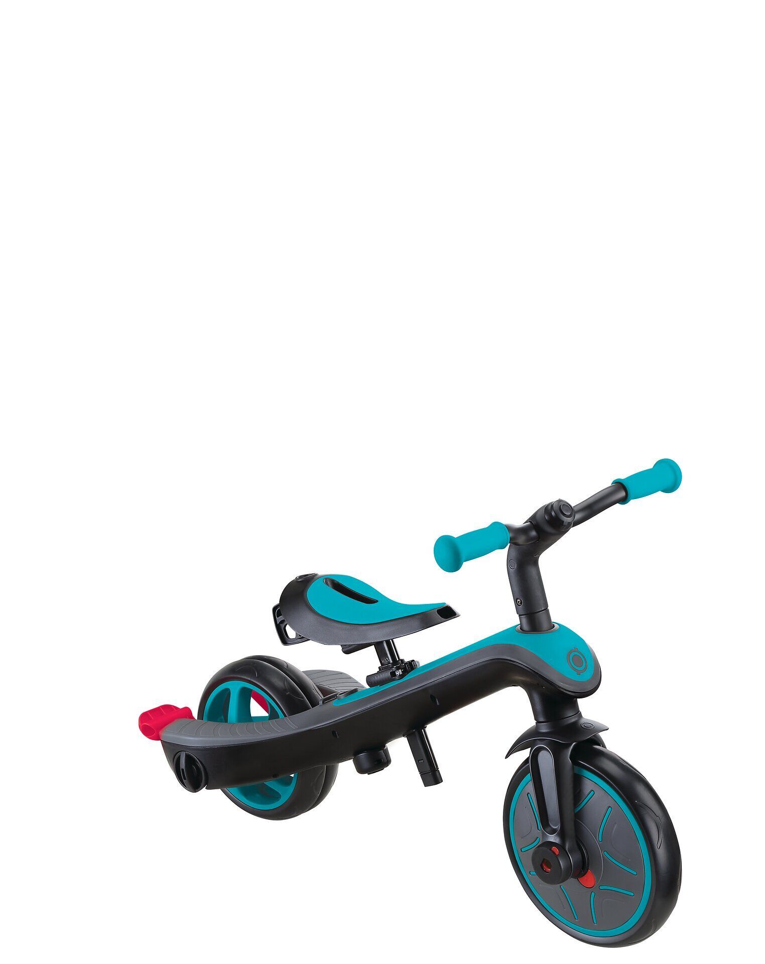 Transport, Fahrzeug, Kinderroller, Dreirad, Türkis, Rad