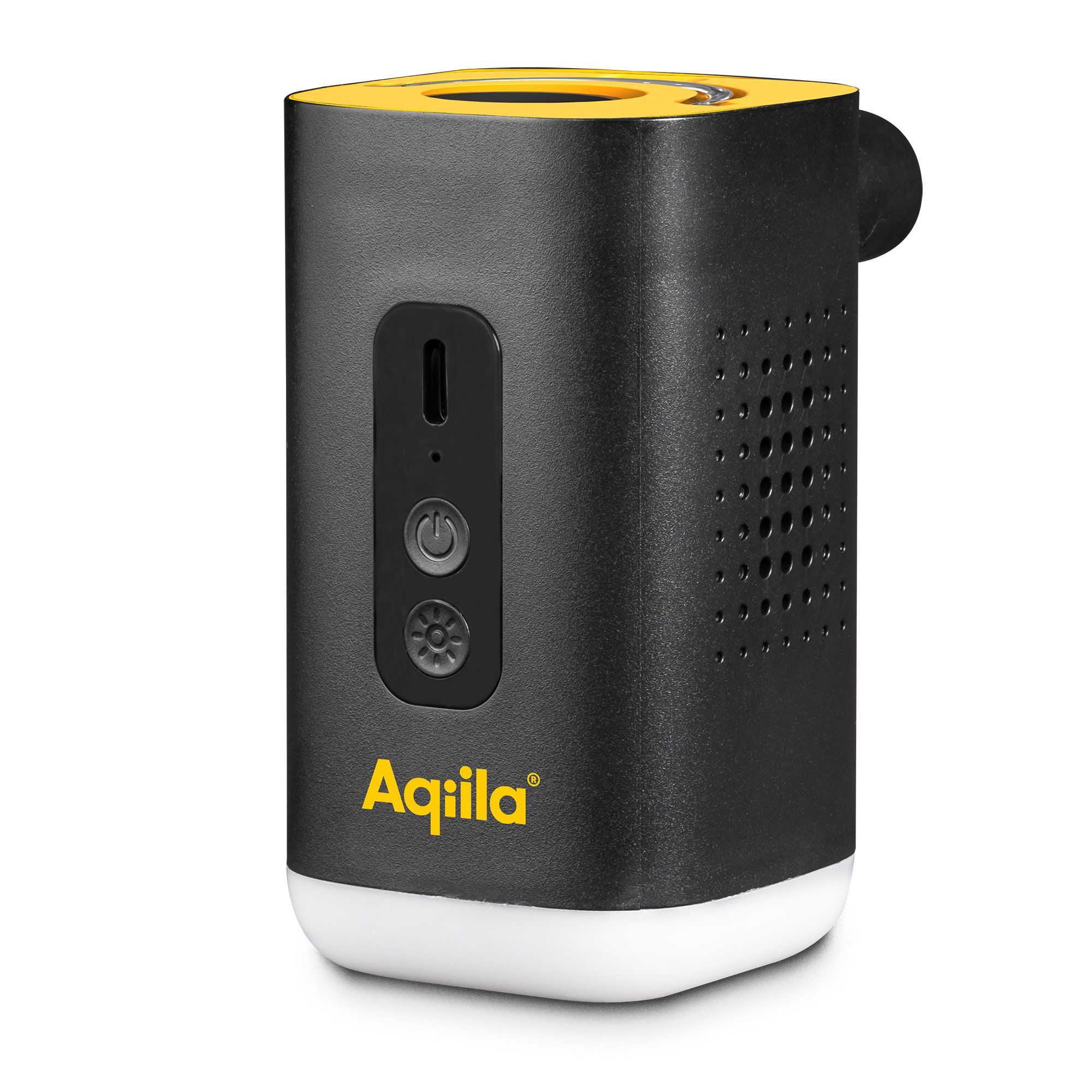 Mini-Projektor, LED-Lampe, Kompakt, Schwarz, Aquila