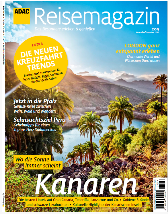 Cover ADAC Reisemagazin, Natur, Im Freien, Meer, Veröffentlichung, Land