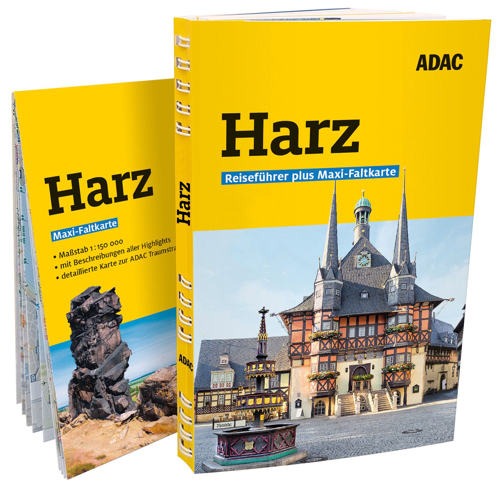 ADAC Reiseführer plus Harz Werbung, Plakat, Architektur, Gebäude