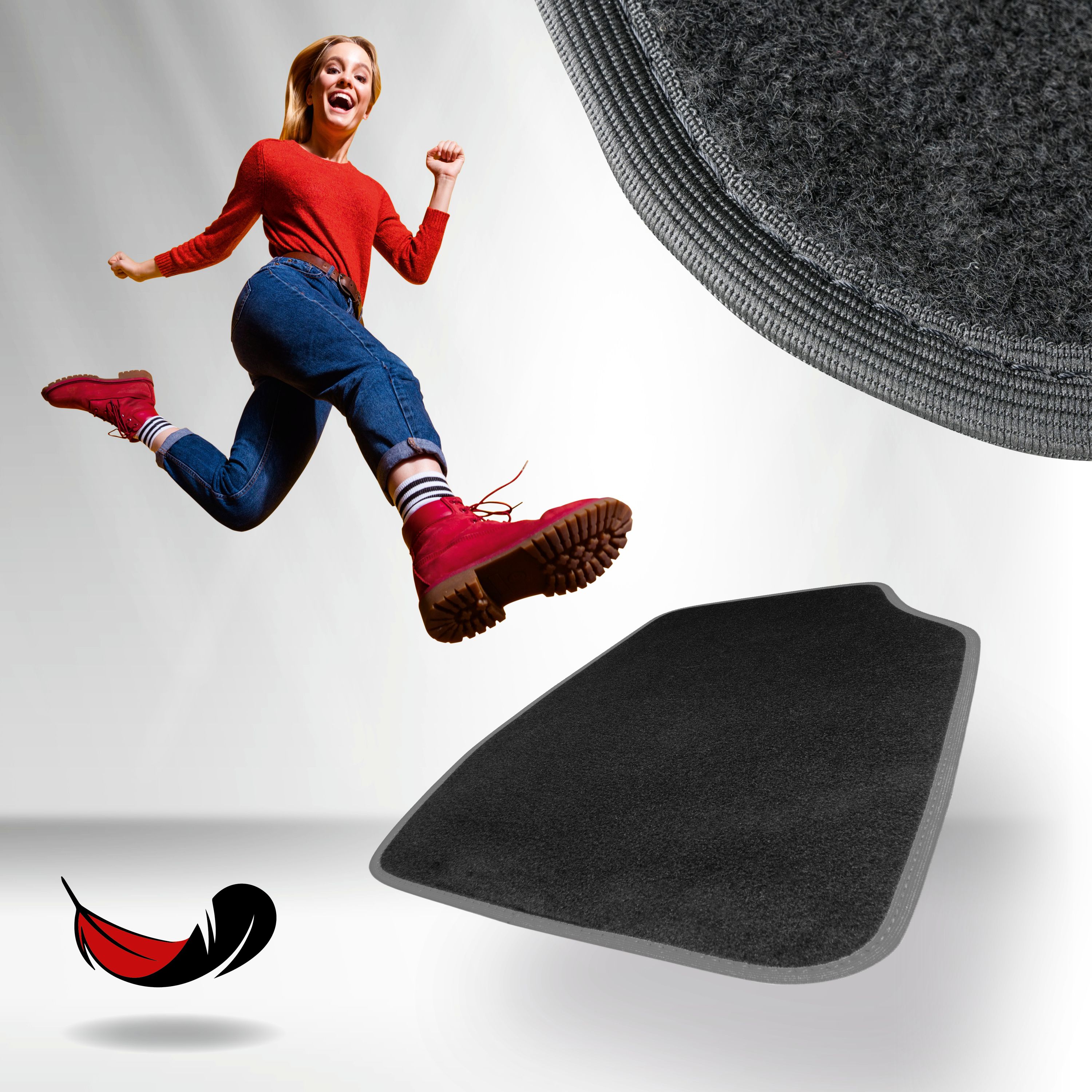 schwarz, matte, auto