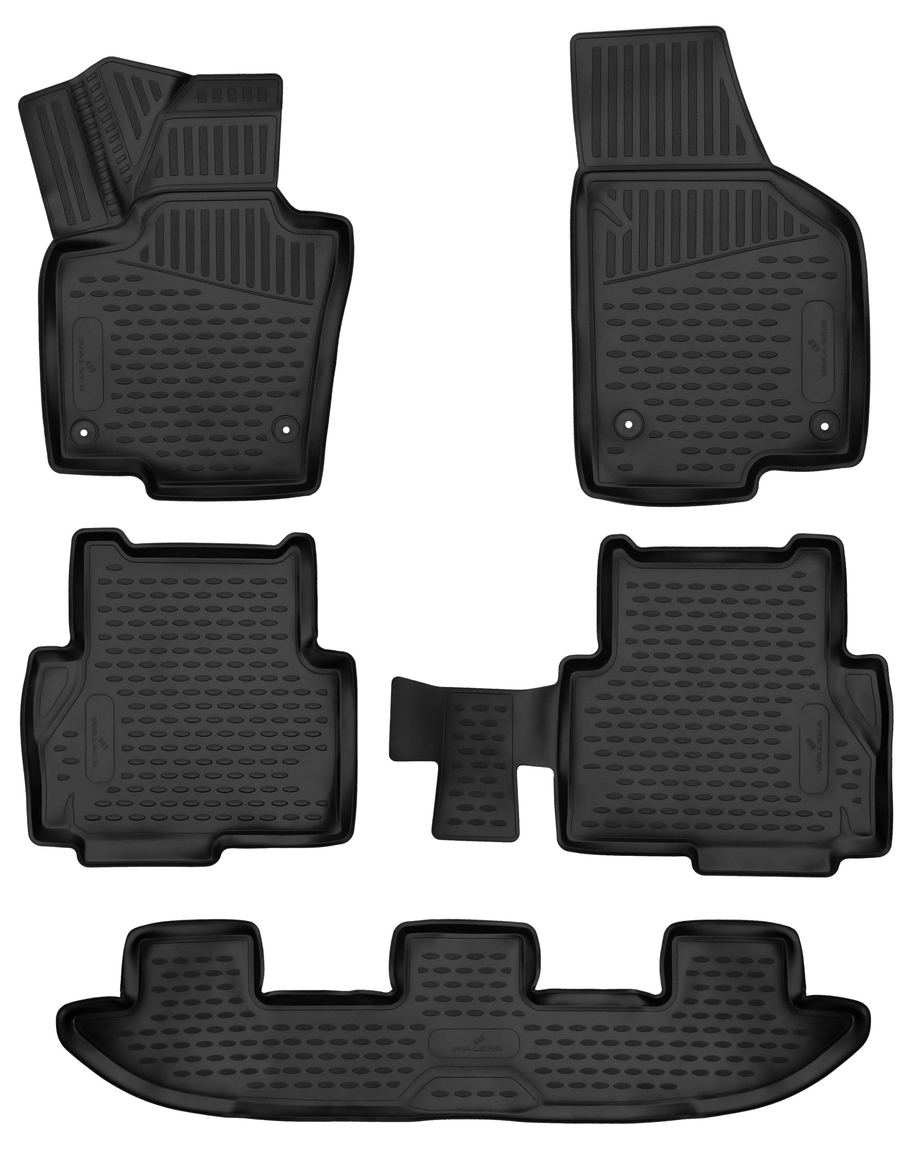Gummimatten XTR für VW Sharan/ Seat Alhambra Komplettset