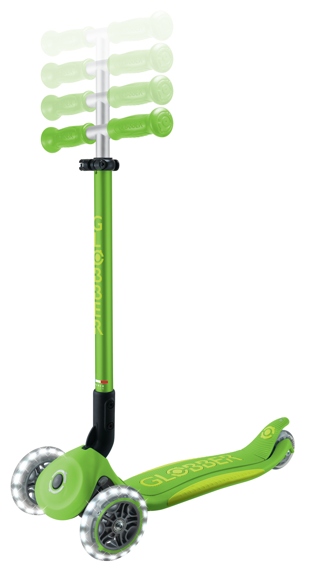 Transport, Fahrzeug, Kinderroller, Roller, Grün, Rad