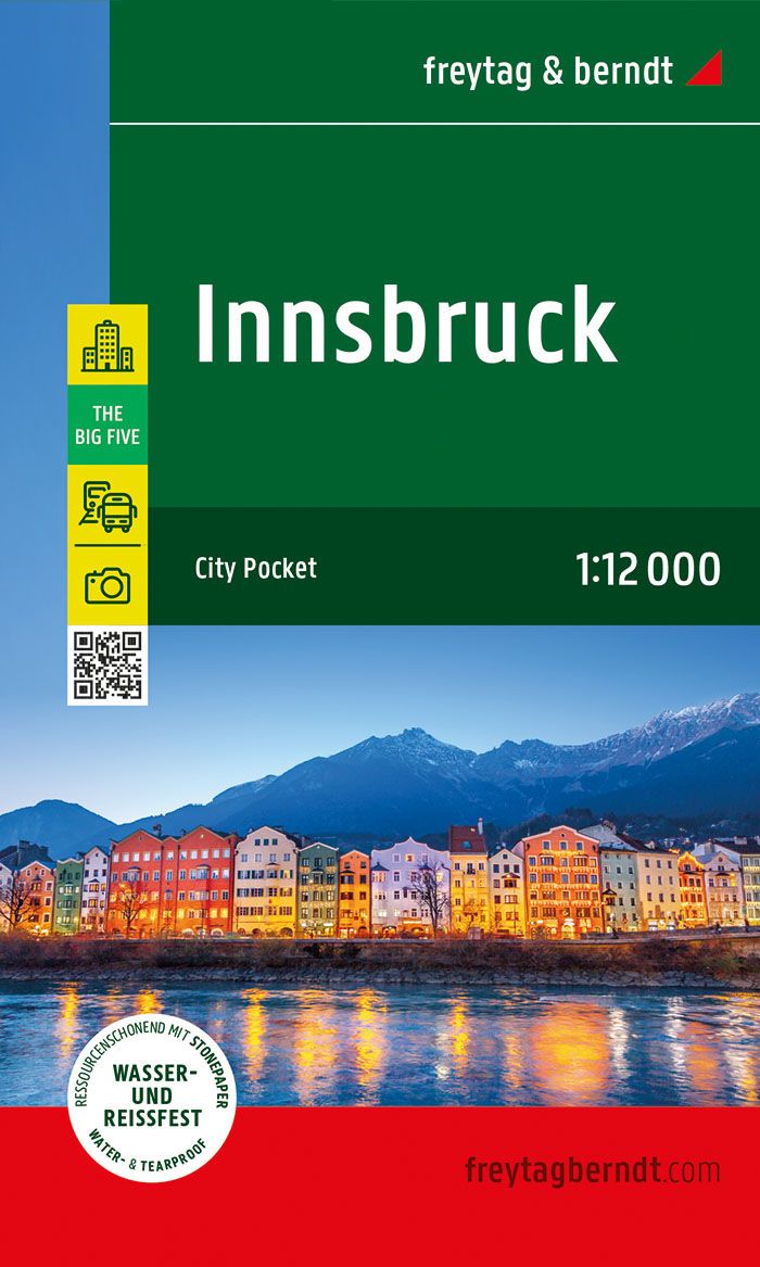 9783707922158 Cover Freytag & Berndt Stadtplan Innsbruck