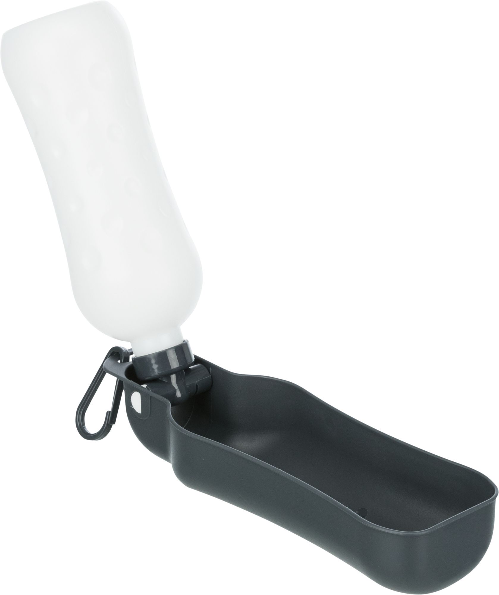 flasche mit trinknapf schwarz