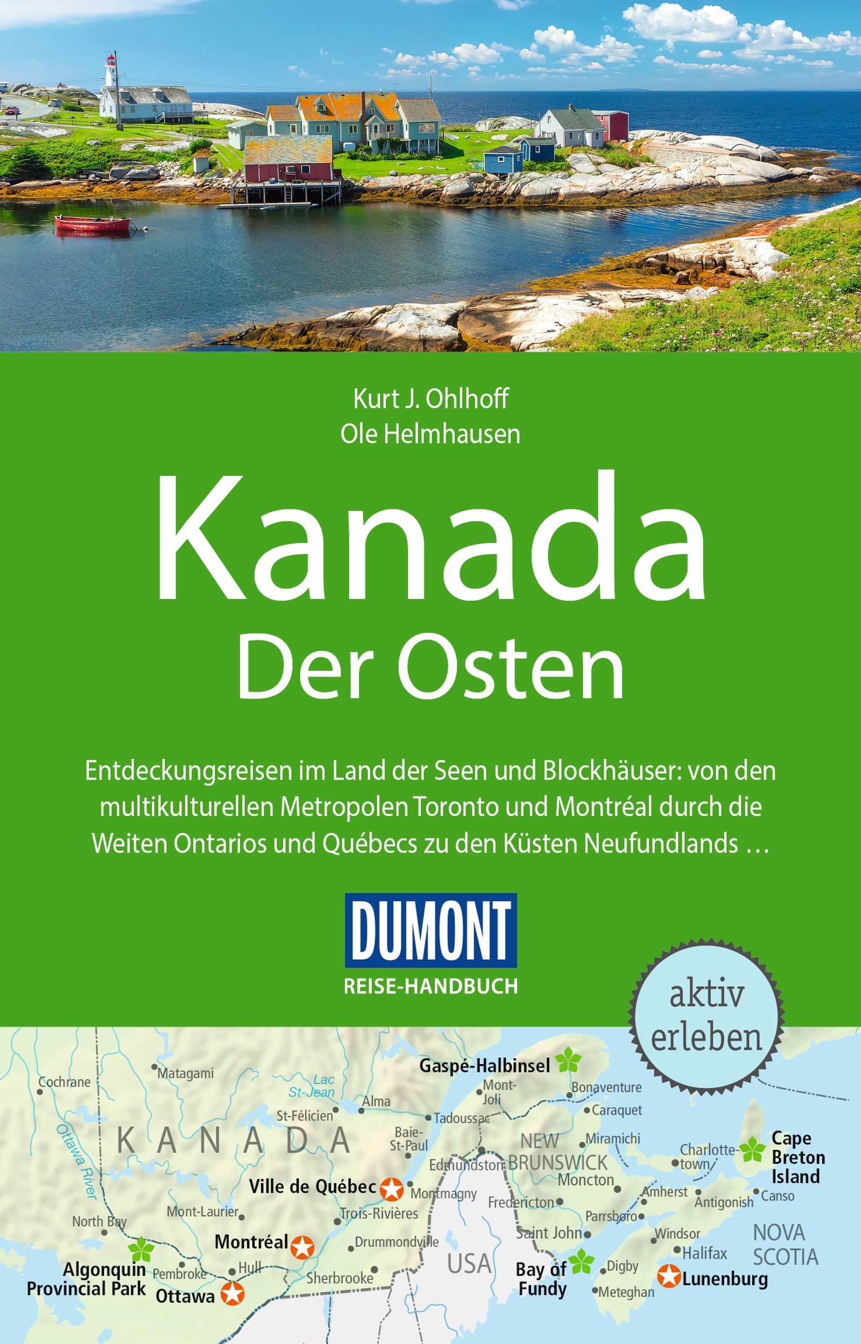 DUMONT Reise-Handbuch Reiseführer Kanada, Osten Werbung, Plakat, Draußen, Meer, Wasser