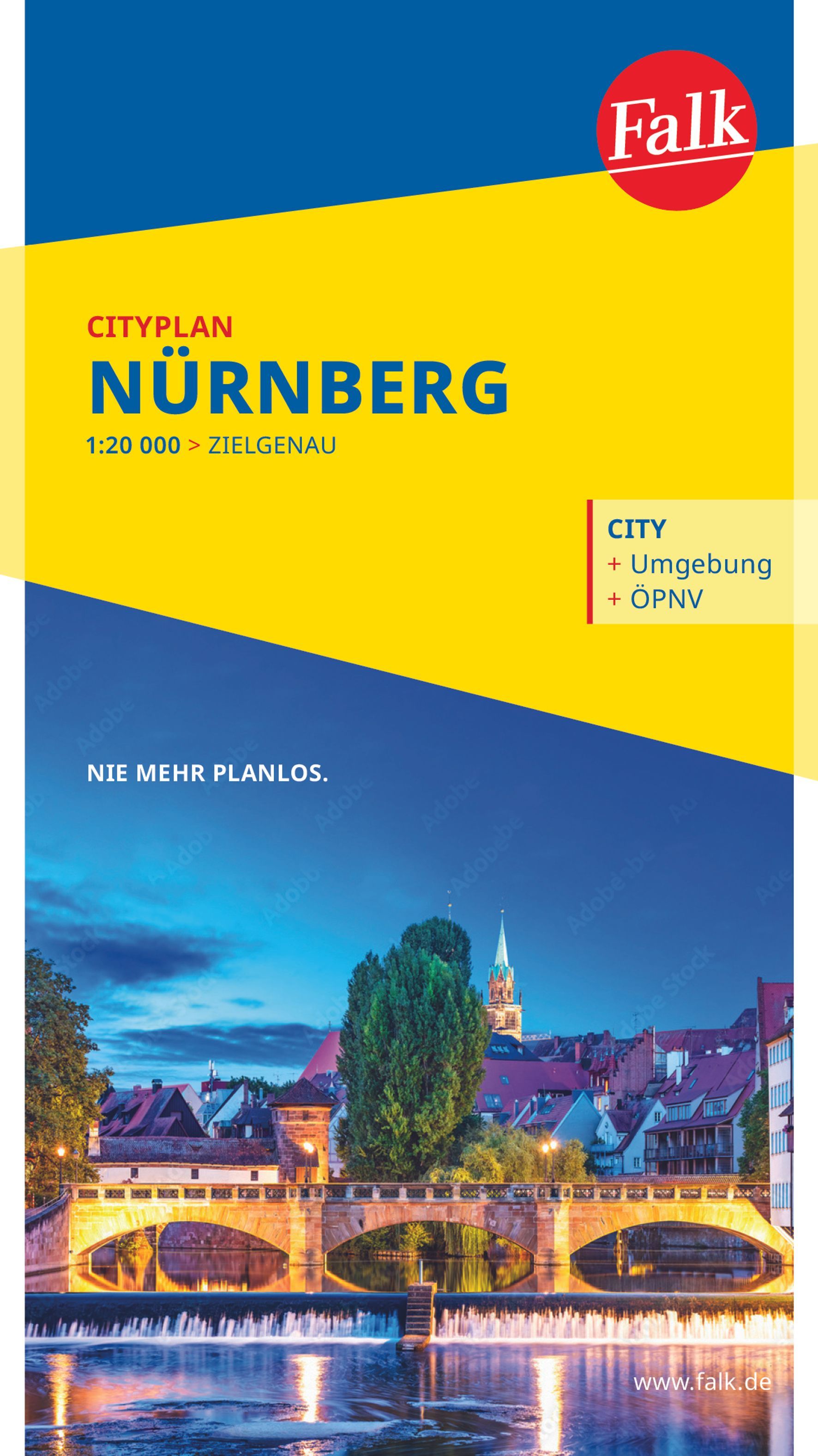 Falk Cityplan Nürnberg | 9783827900609 | ADAC-Shop