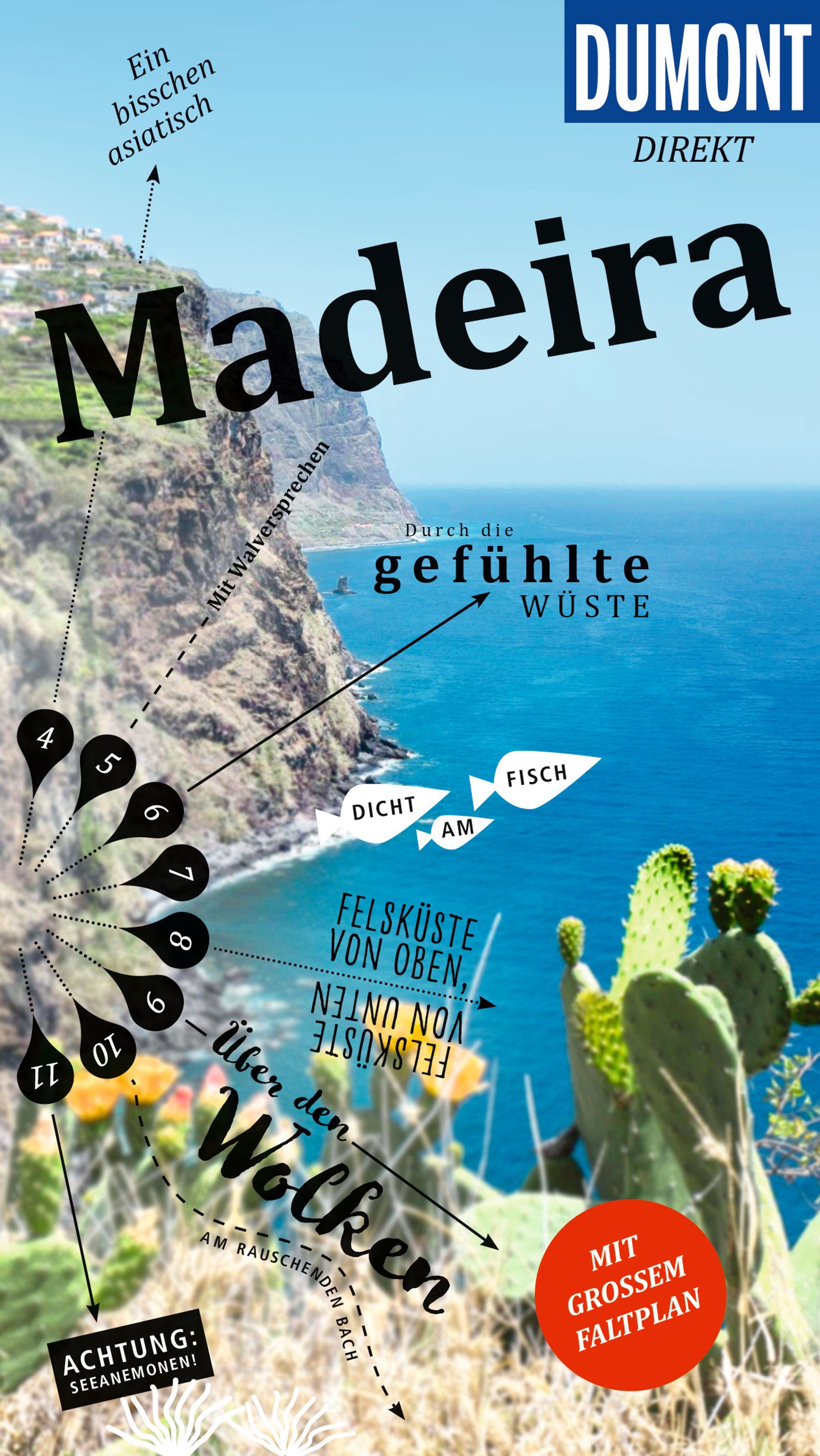 DuMont direkt Reiseführer Madeira Werbung, Plakat, Veröffentlichung,