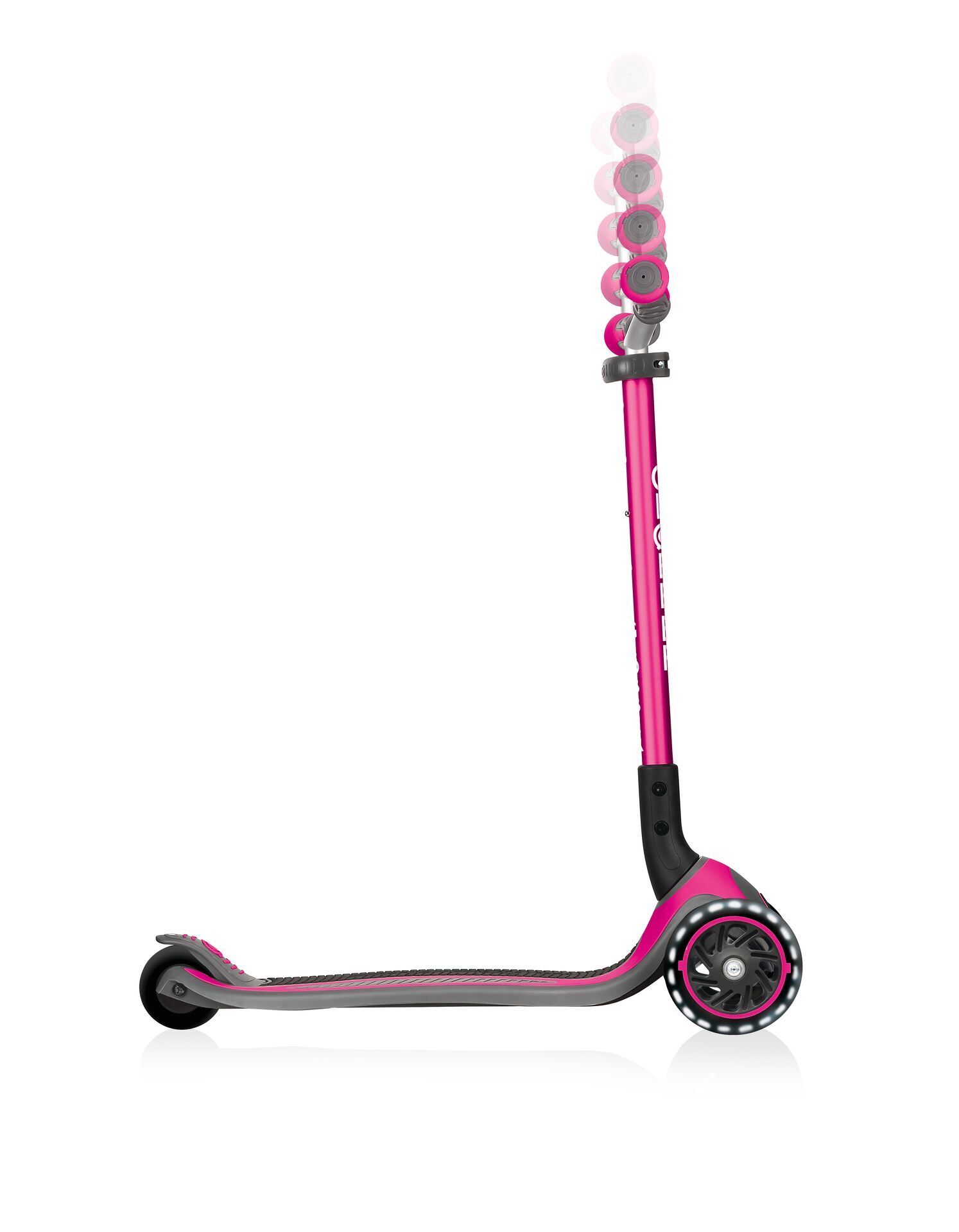Transport, Fahrzeug, Kinderroller, Tretroller, Pink, Rad
