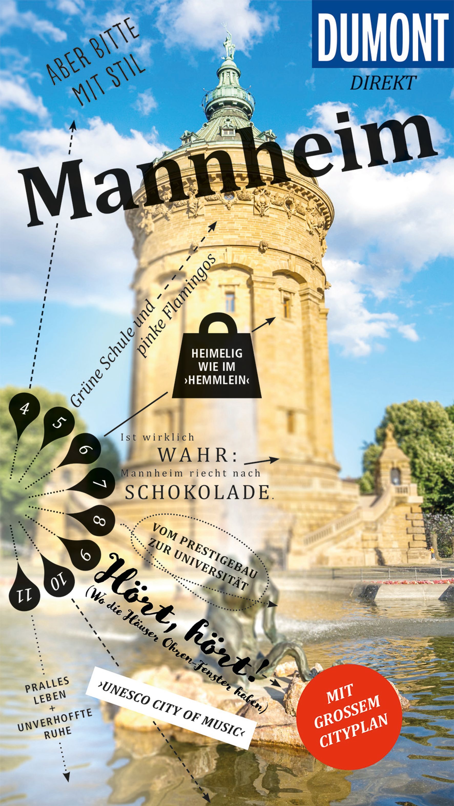 9783616000718 Cover, Reiseführer Mannheim