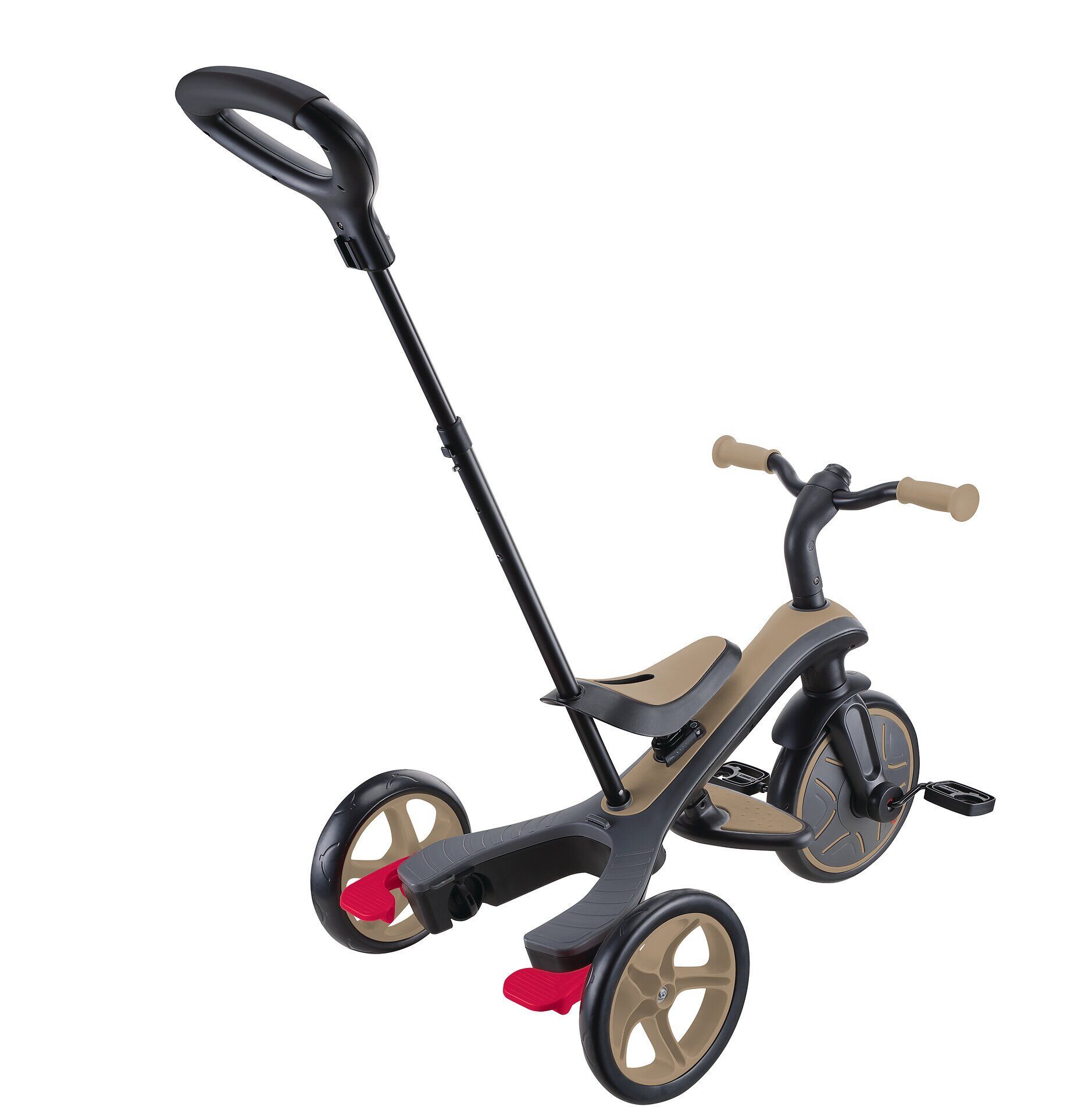 Transport, Fahrzeug, Kinderroller, Dreirad, Beige, Rad