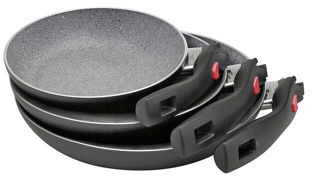 Bratpfannen, Antihaft, Nonstick, Stapelbar, Kochset
