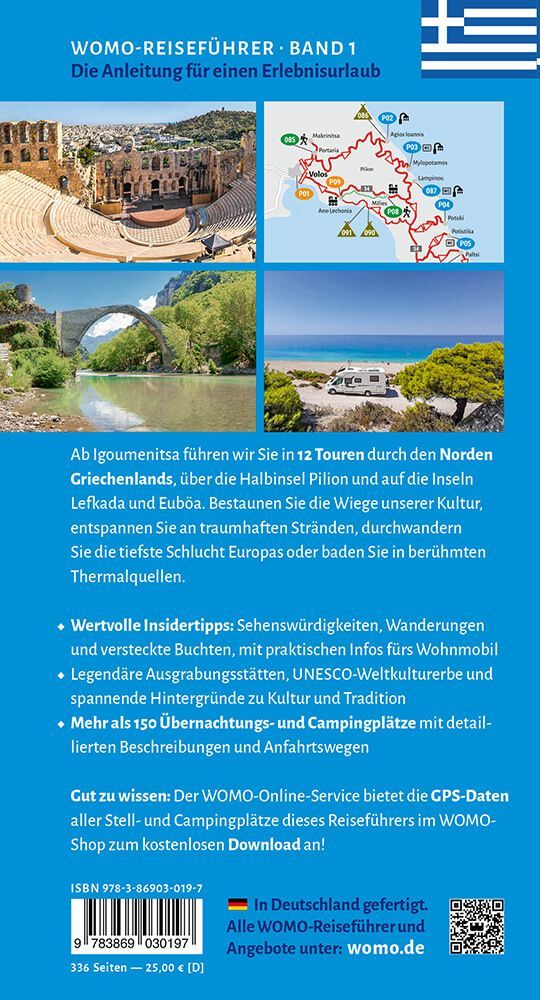 Reiseführer, Griechenland, Griechenland Nord, Landausflug, Campingplatz