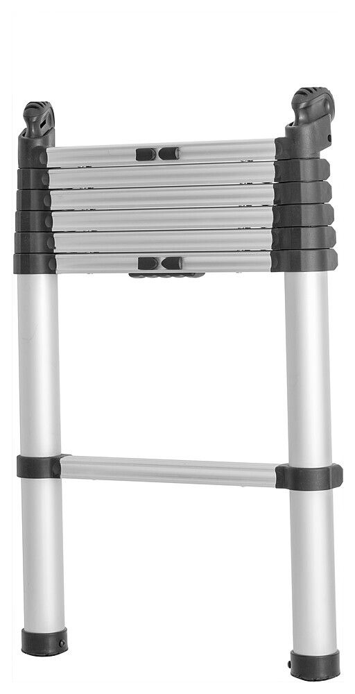 Teleskopleiter, Aluminium, Beine, Trittstufe, Faltbar