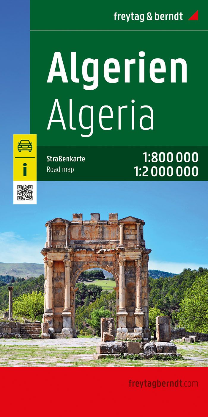 Algerien, Straßenkarte 1:800.000-1:2.000.000, f&b Bogen, Architektur, Gebäude