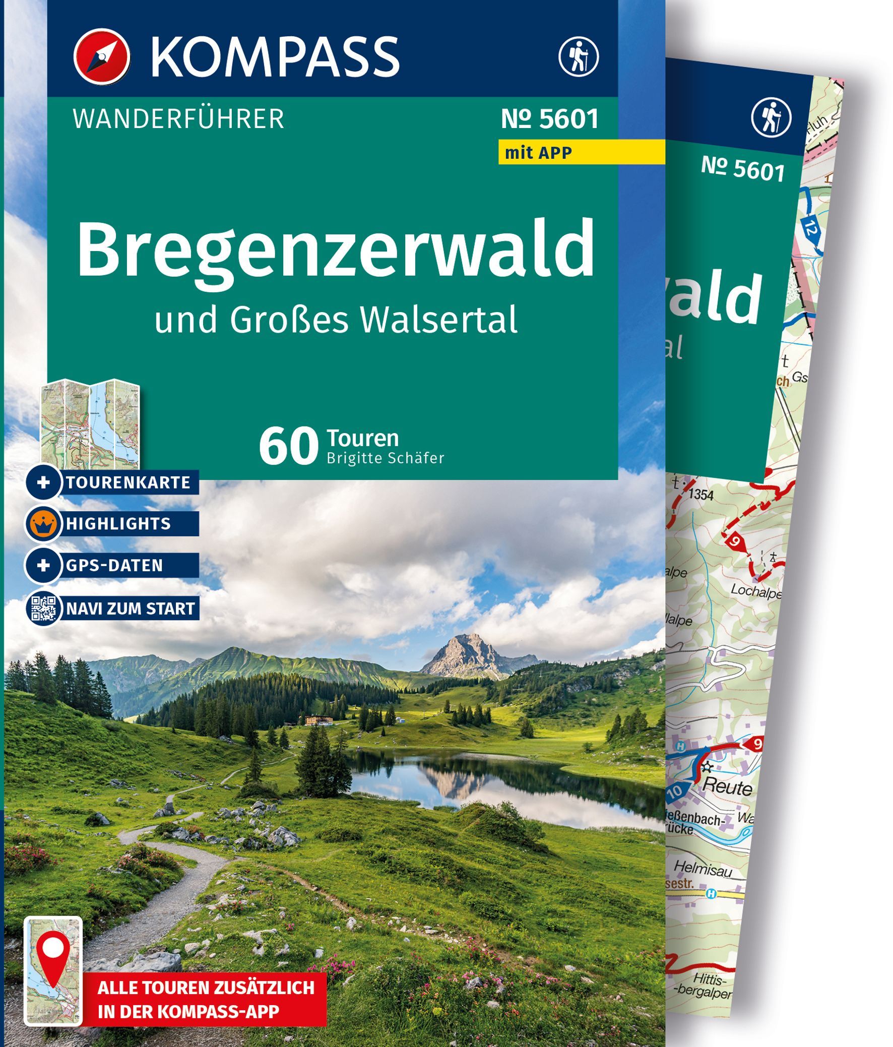 Wandermap, Bergwanderkarte, Tourenkarte, GPS-Daten, Navi zum Start