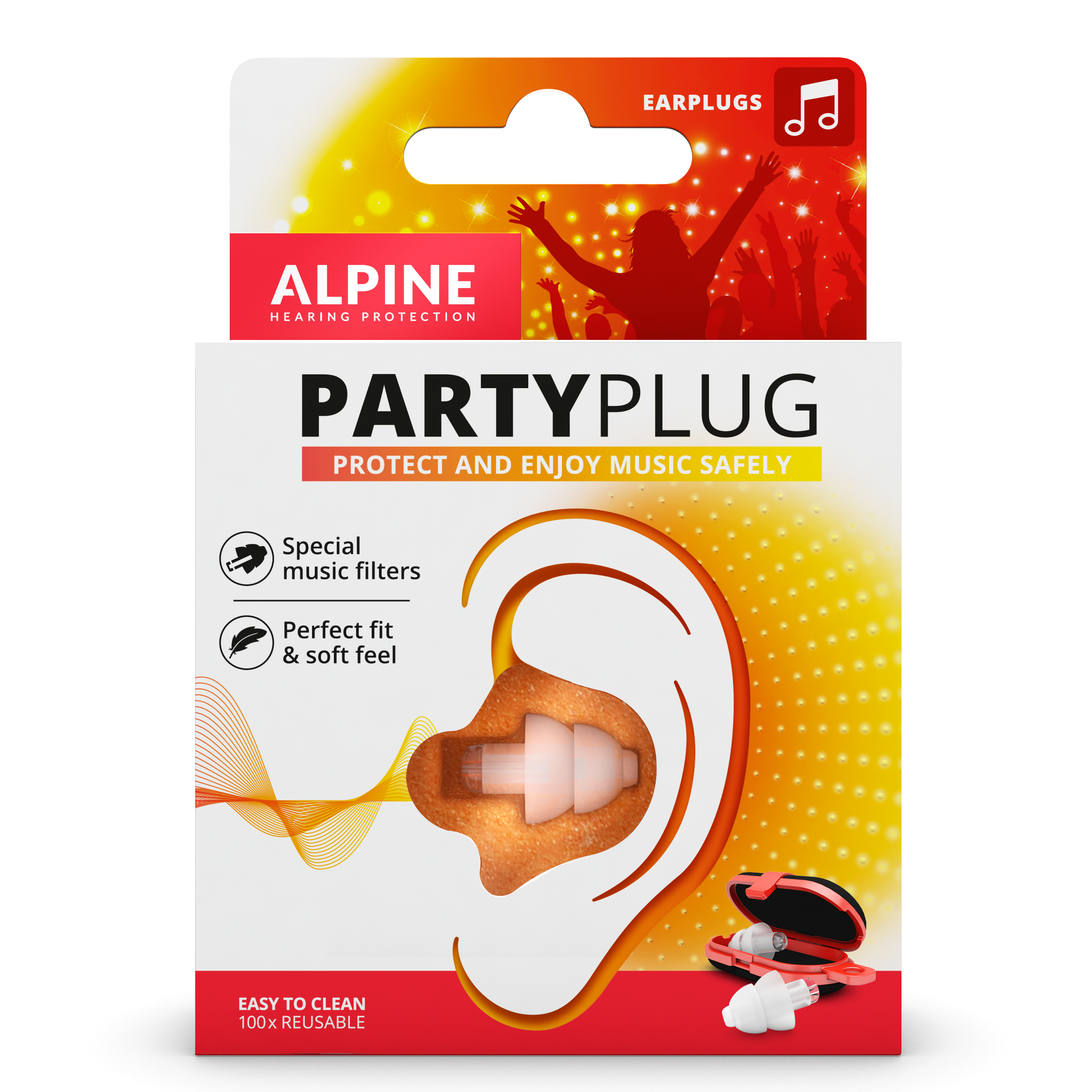 PartyPlug-transparant-packshot-met-achtergrond-wit2 ohrstöpsel