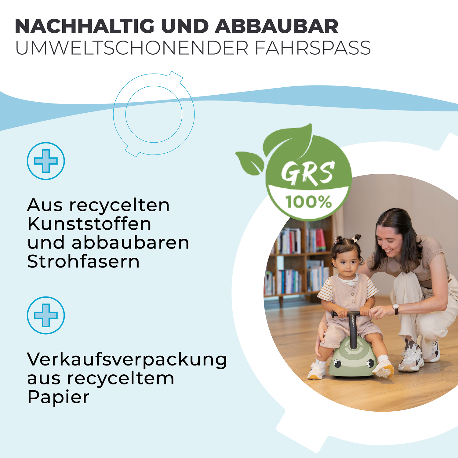 Kunststoff, Stofffaser, Papier, Verpackung, Kinderwagen