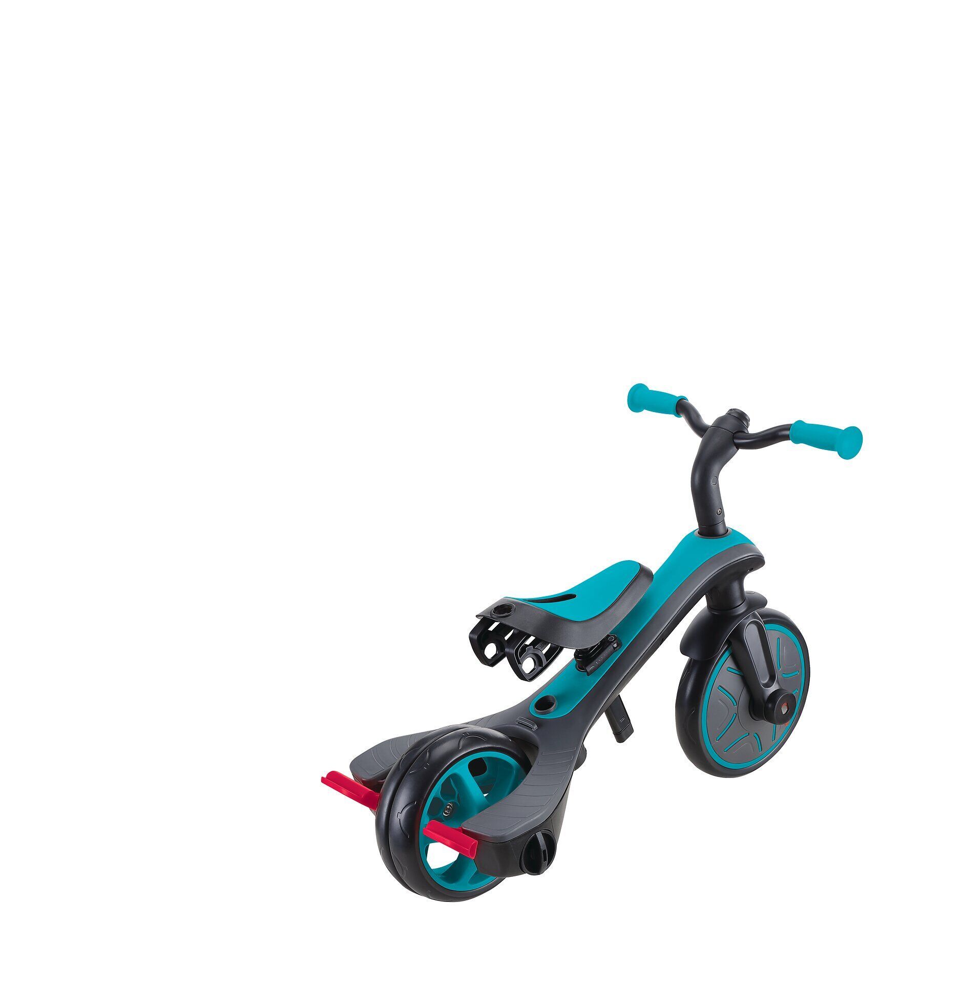 Transport, Fahrzeug, Kinderroller, Dreirad, Türkis, Rad