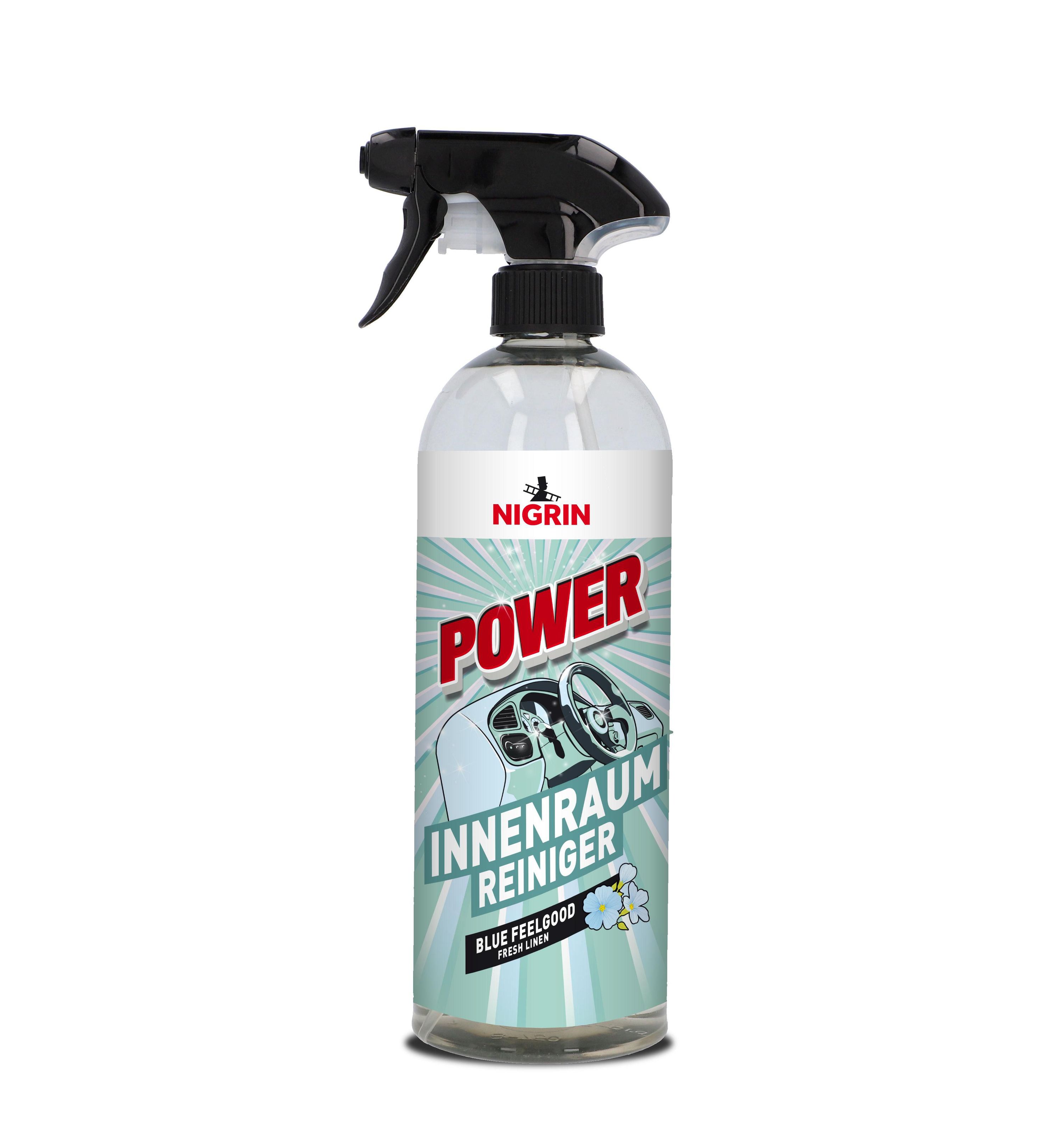 NIGRIN POWER Innenraumreiniger 750ml. Kann, Spraydose, Zinn