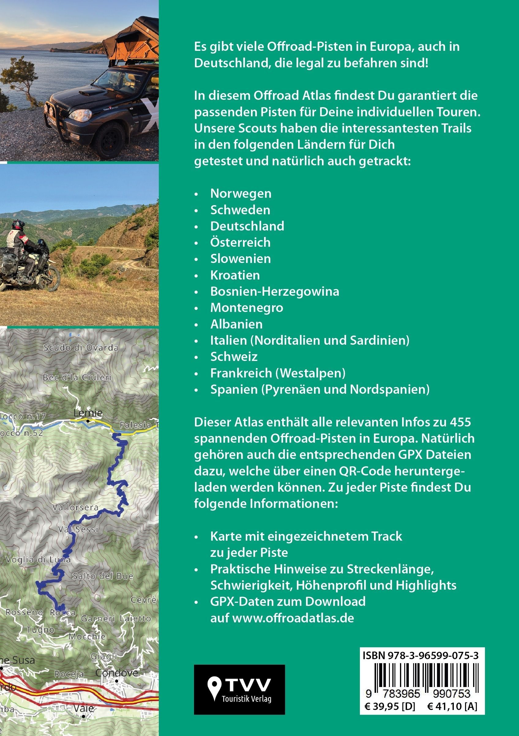 Offroad, Pistenkarte, Karte, GPX-Datei, Atlas