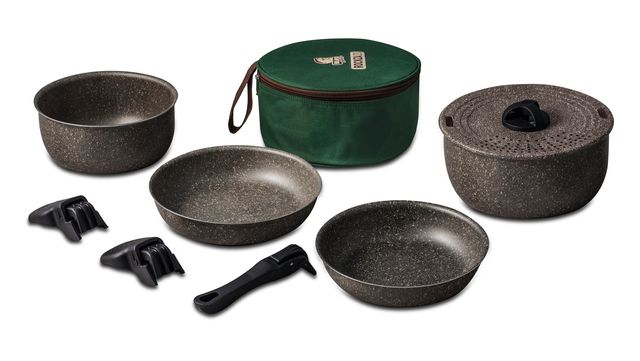 BEAVER BRAND Kochset Rockza20-Evo Kochgeschirr, Topf, Set, Transporttasche