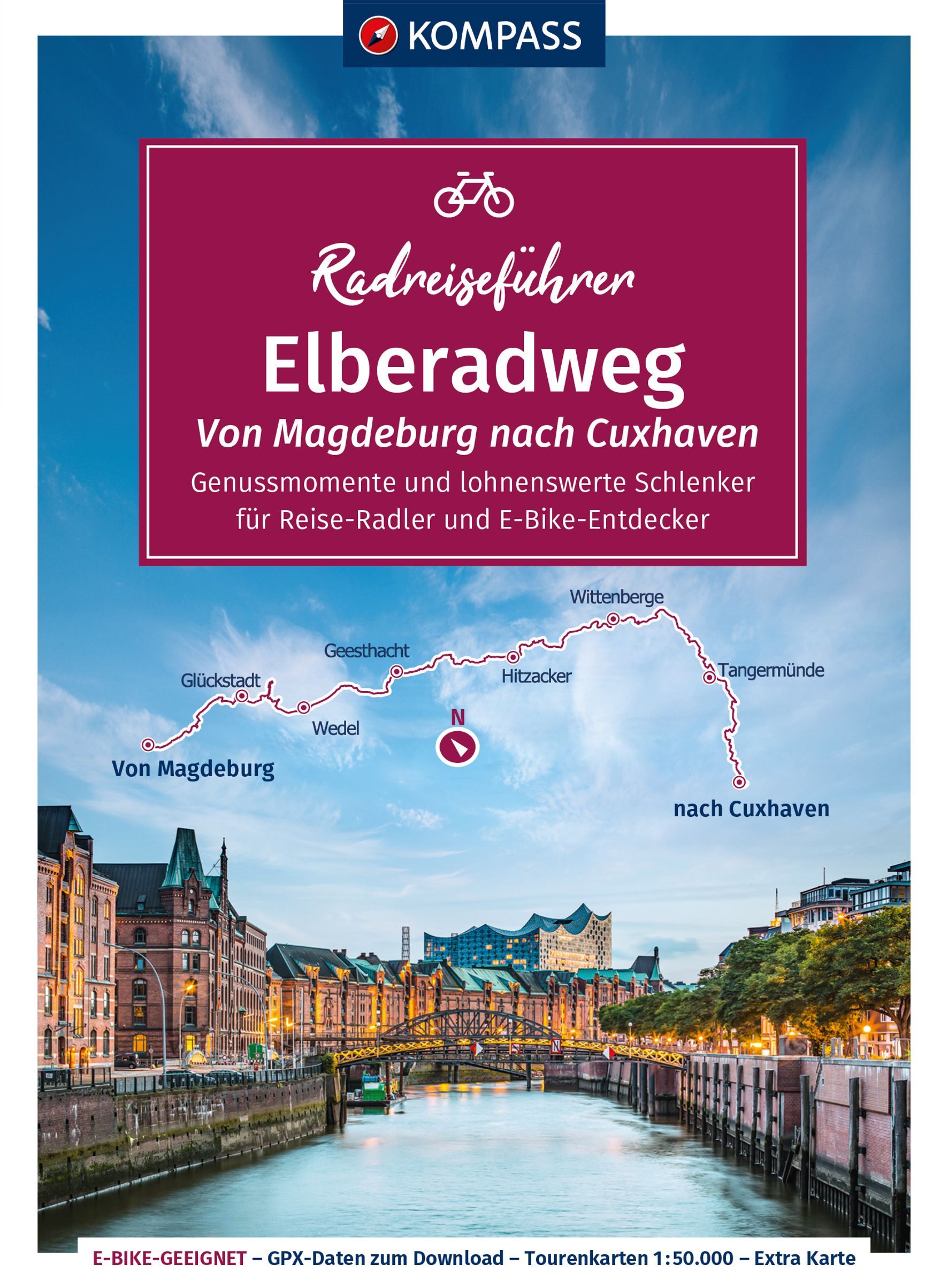9783991216964 Cover Kompass Radreiseführer Elberadweg