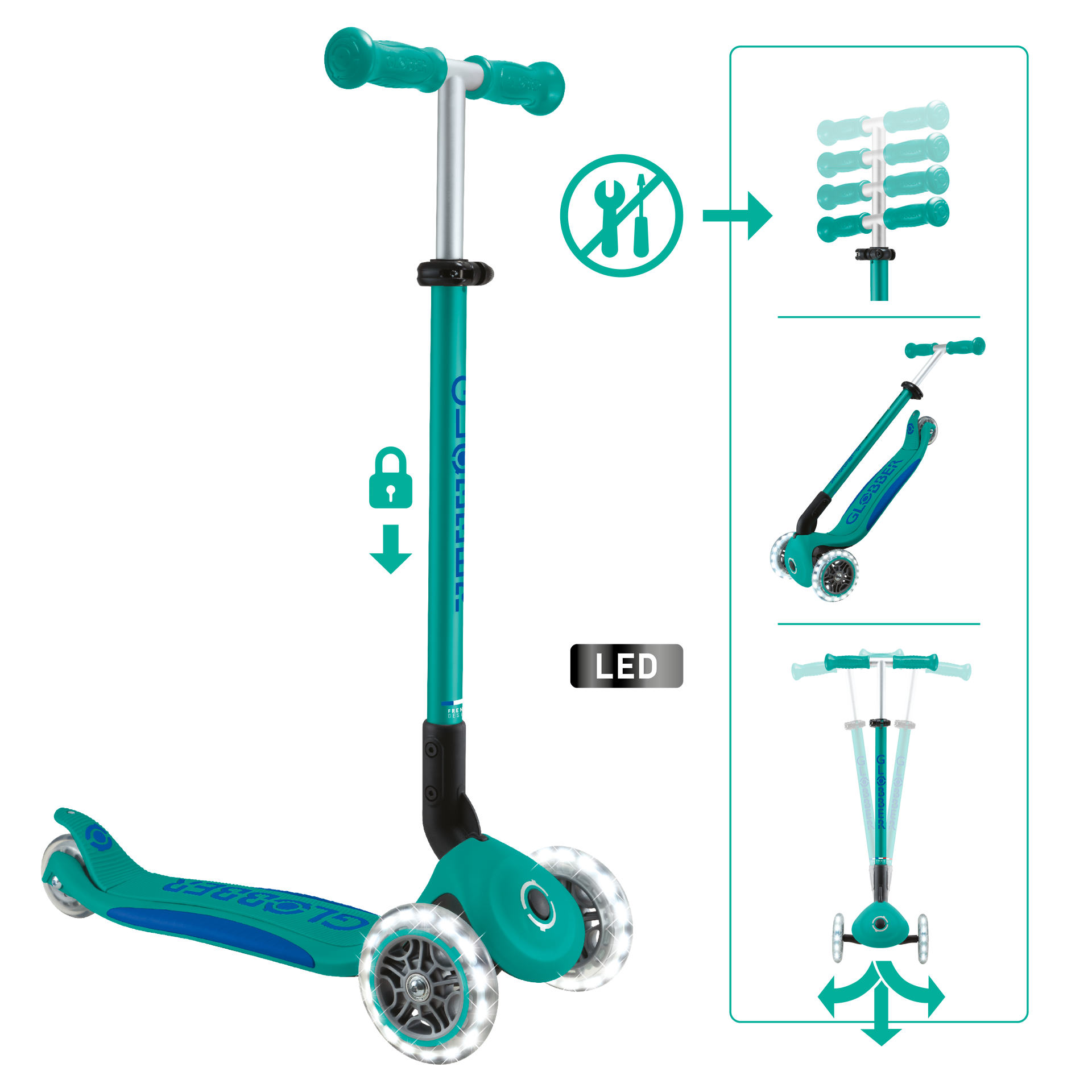 Transport, Fahrzeug, Kinderroller, Tretroller, Türkis, Rad, Roller, Transport, Fahrzeug, Rasenmäher, Rad