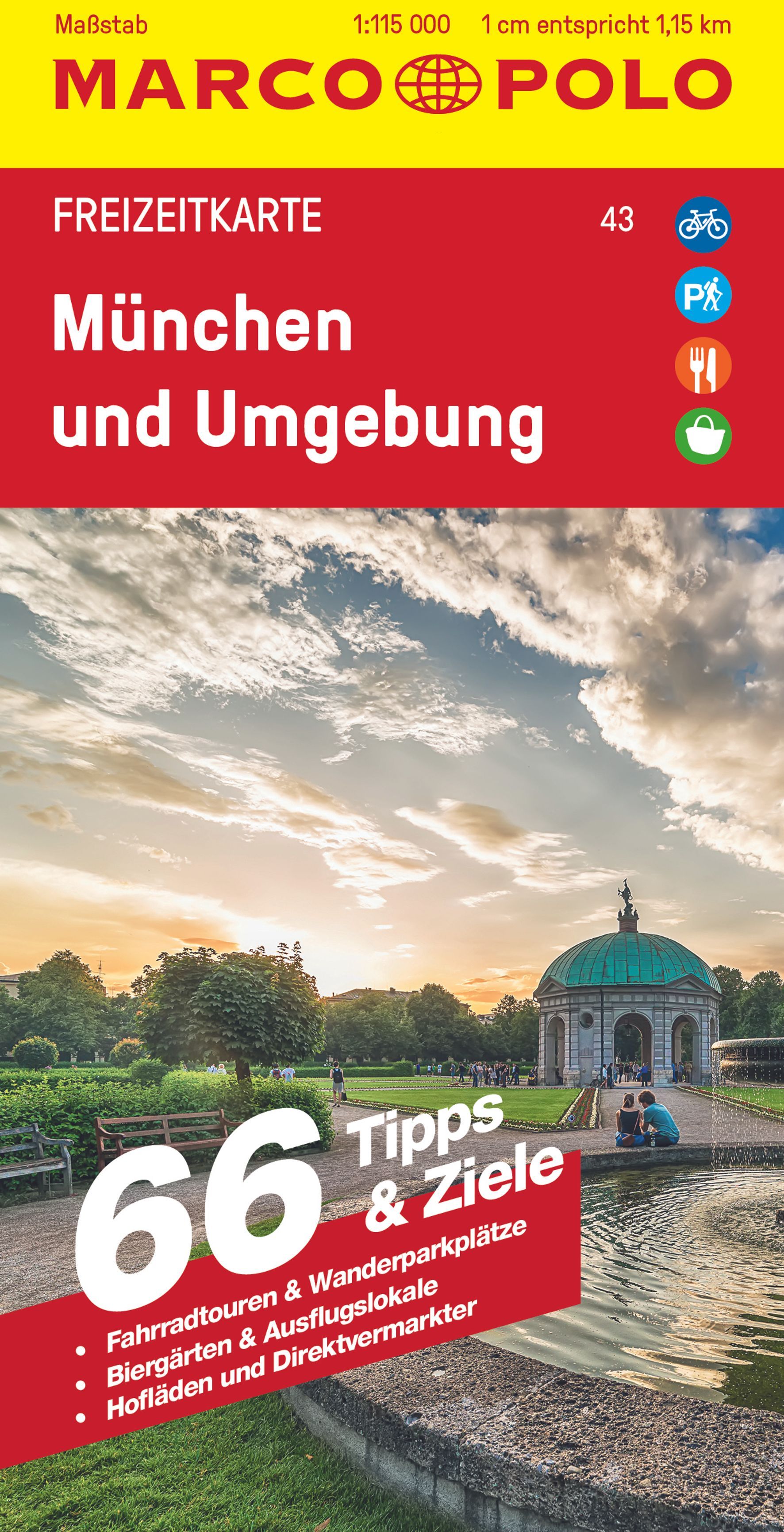 9783829743952 Cover Marco Polo Freizeitkarte München und Umgebung