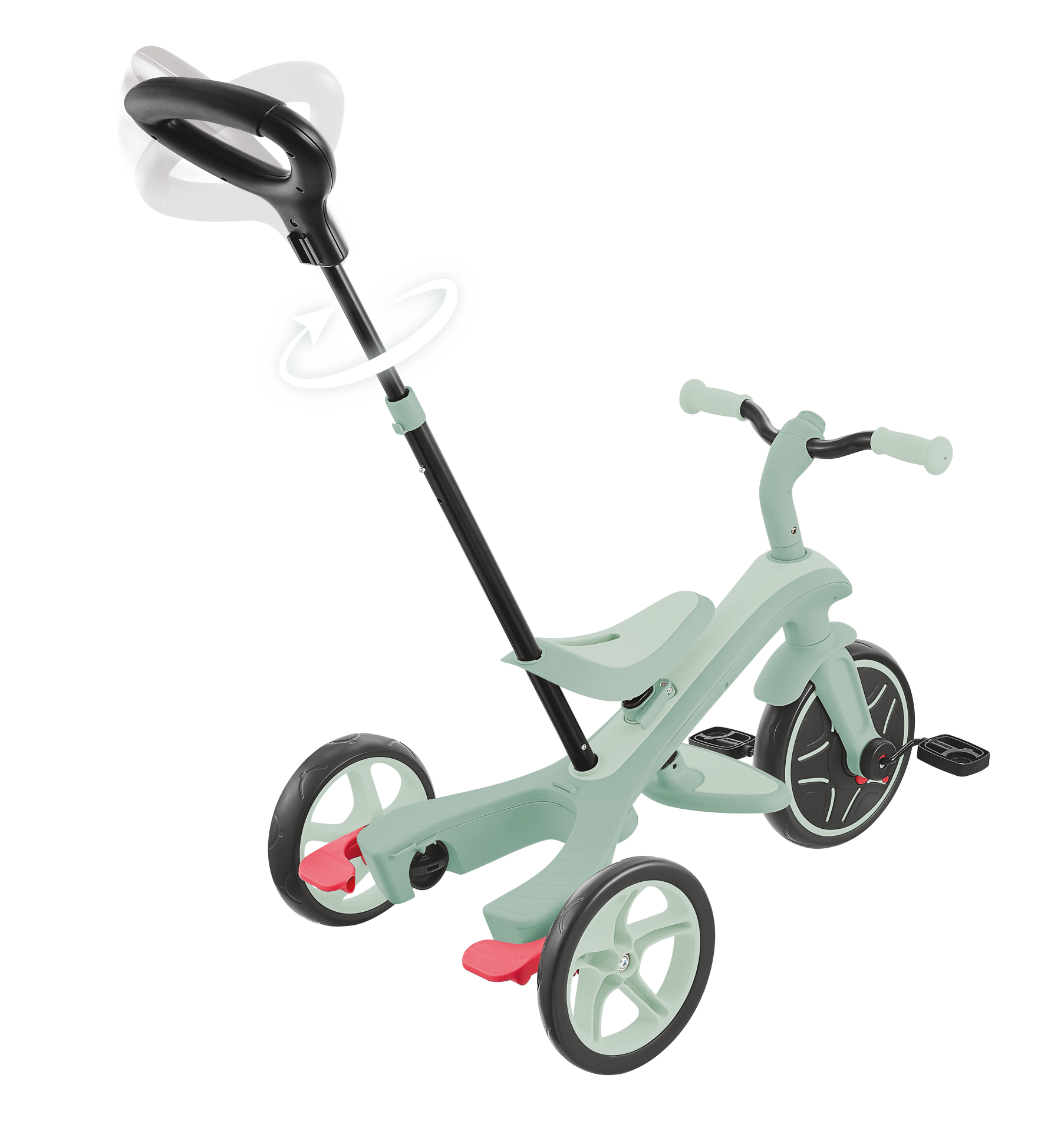 Transport, Fahrzeug, Dreirad, Laufrad, Mint, Türkis, Rad