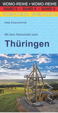 11 Mit dem Wohnmobil nach Thüringen, Aussichtsturm vor weiter Landschaft