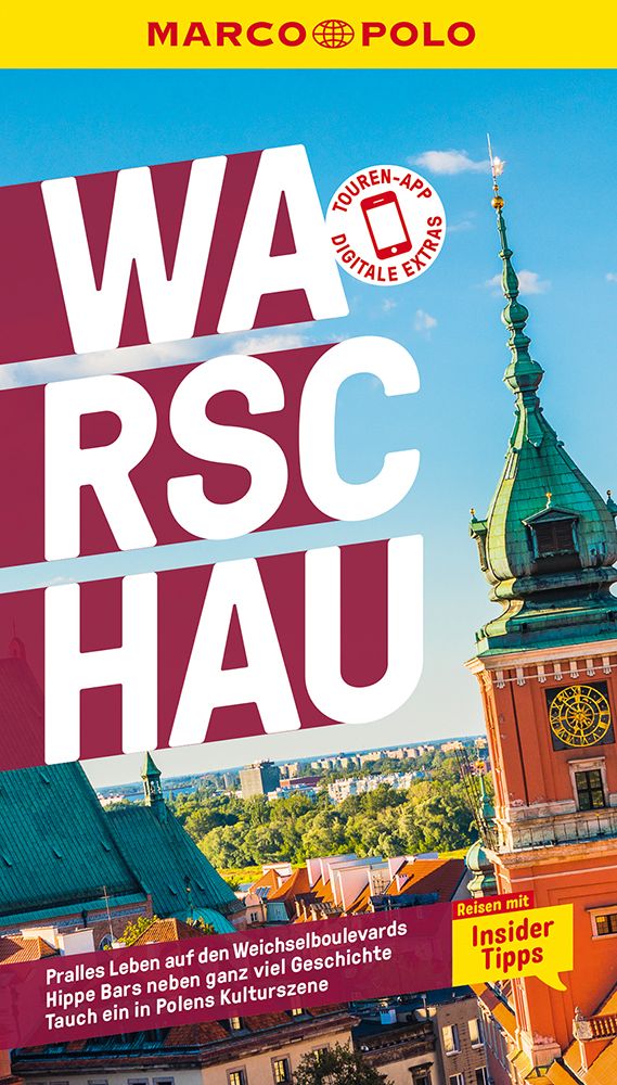 9783829751377 MARCO POLO Reiseführer Warschau, Orangener Kirchenturm mit Stadt