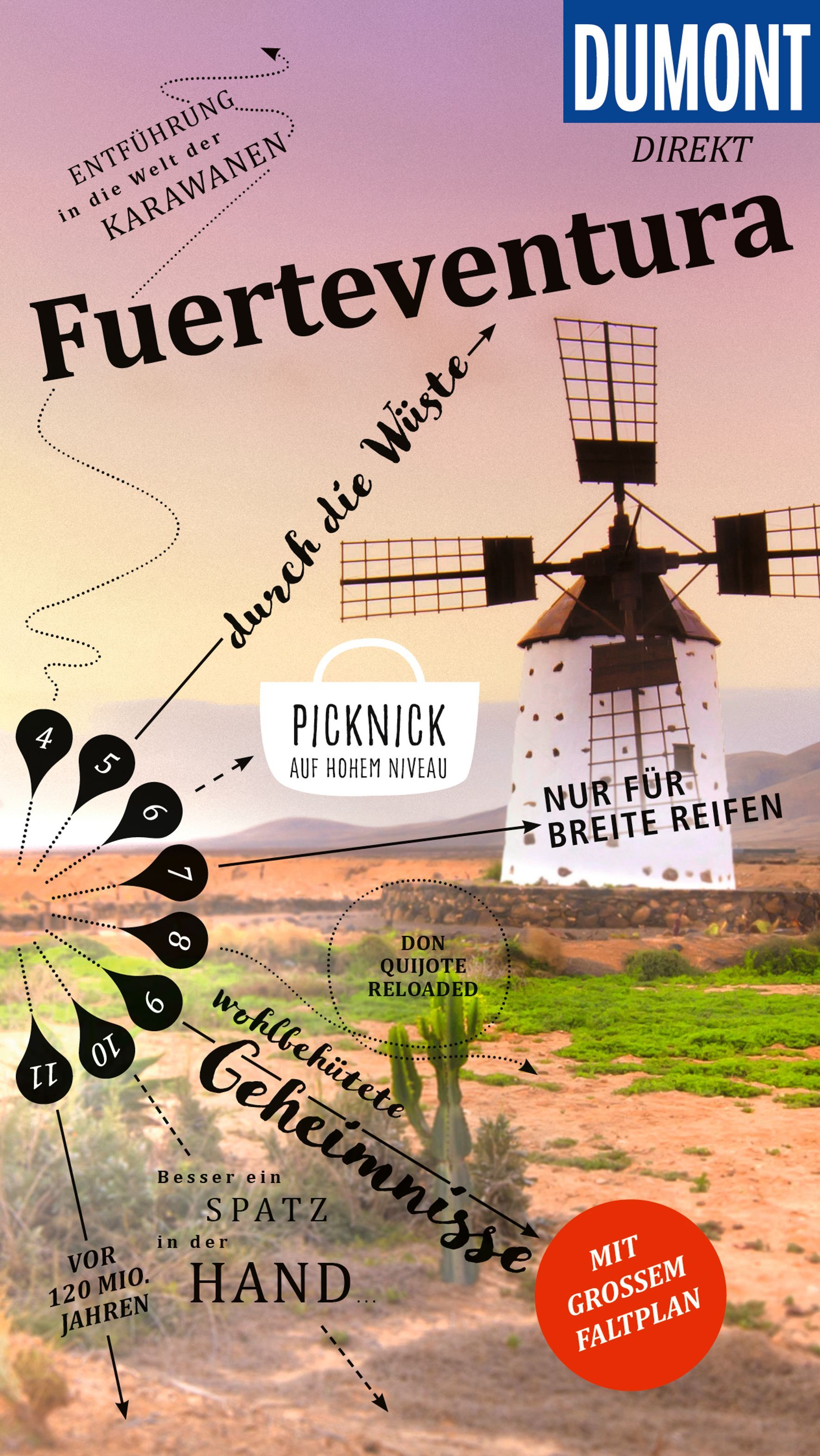 DUMONT direkt Reiseführer Fuerteventura Werbung, Plakat, Draußen, Veröffentlichung