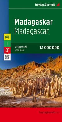 AK-Madagaskar Straßenkarte, Cover, Madagaskar, Freytag und Berndt