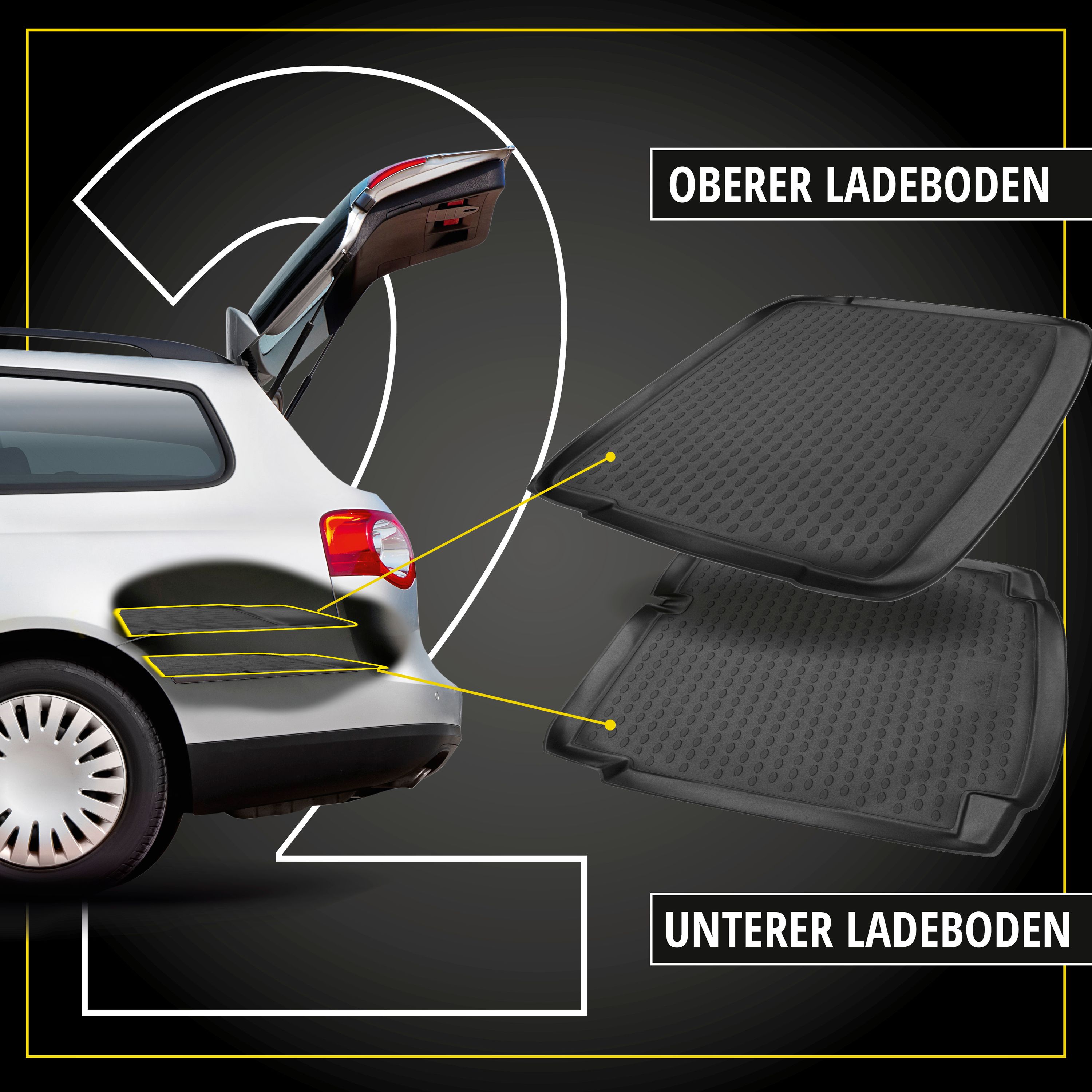 9001778710253_005 Kofferraumwanne XTR für VW eGolf Detailansicht
