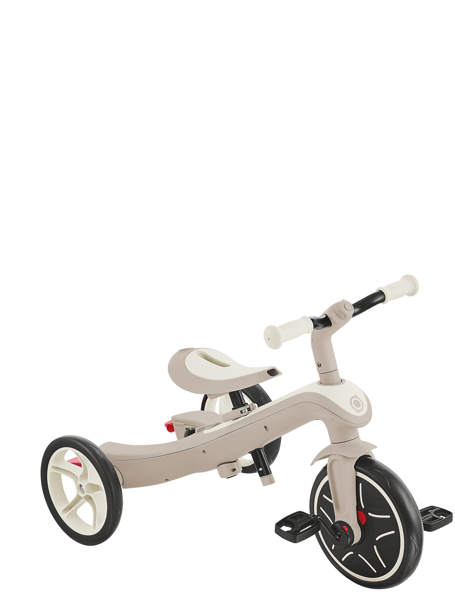 Transport, Fahrzeug, Kinderroller, Dreirad, Beige, Rad