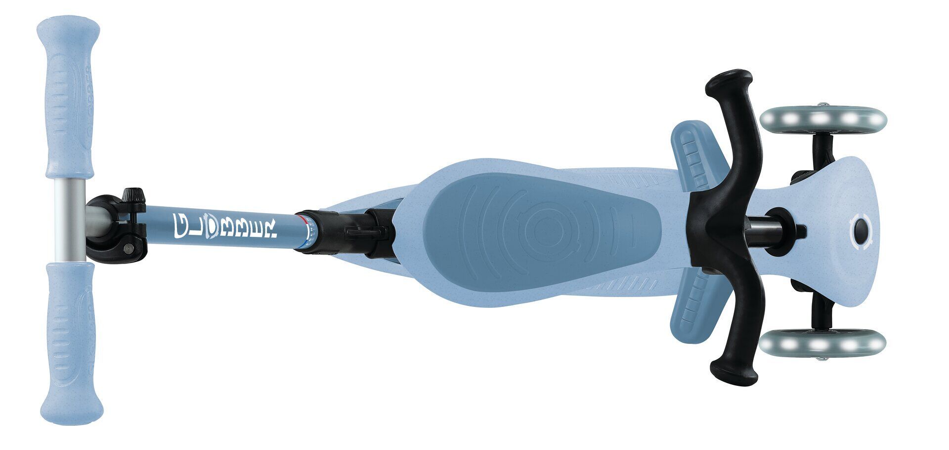 Transport, Fahrzeug, Tretroller, Kinderroller, E-Scooter, Hellbau, Rad