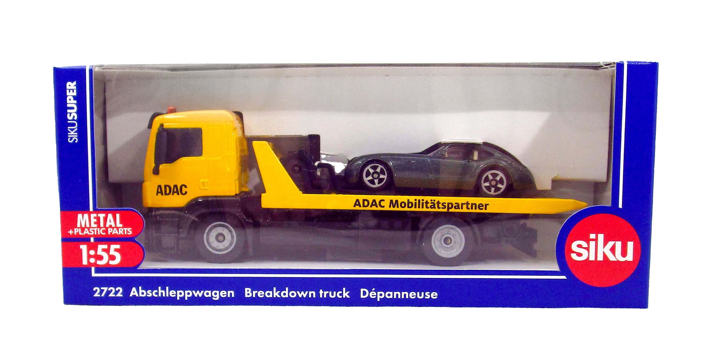 Siku, Modellauto, ADAC , Abschleppwagen