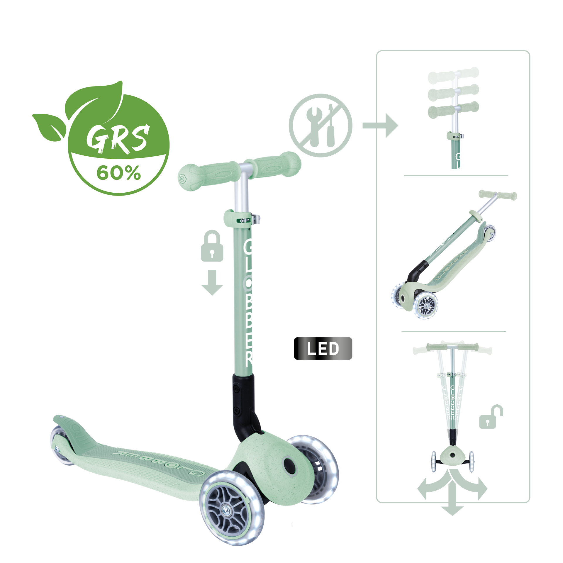 Transport, Fahrzeug, Kinderroller, Tretroller, Mint, Rad