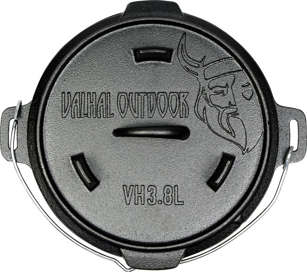 VALHAL Dutch Oven Gusseisen in Schwarz