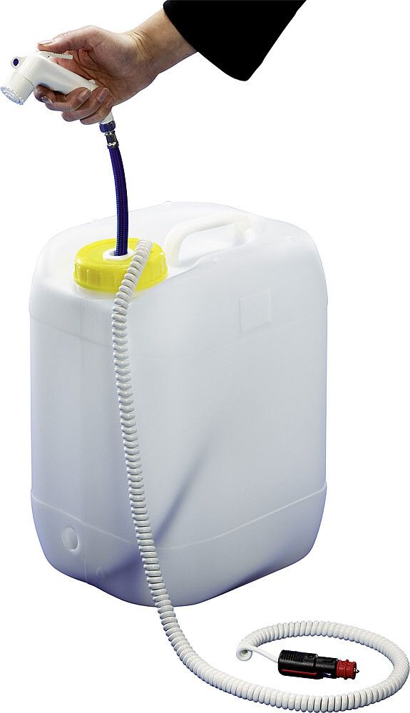 Kanister, 20L, Trinkwasserkanister, Pumpenanschluss, Schlauch