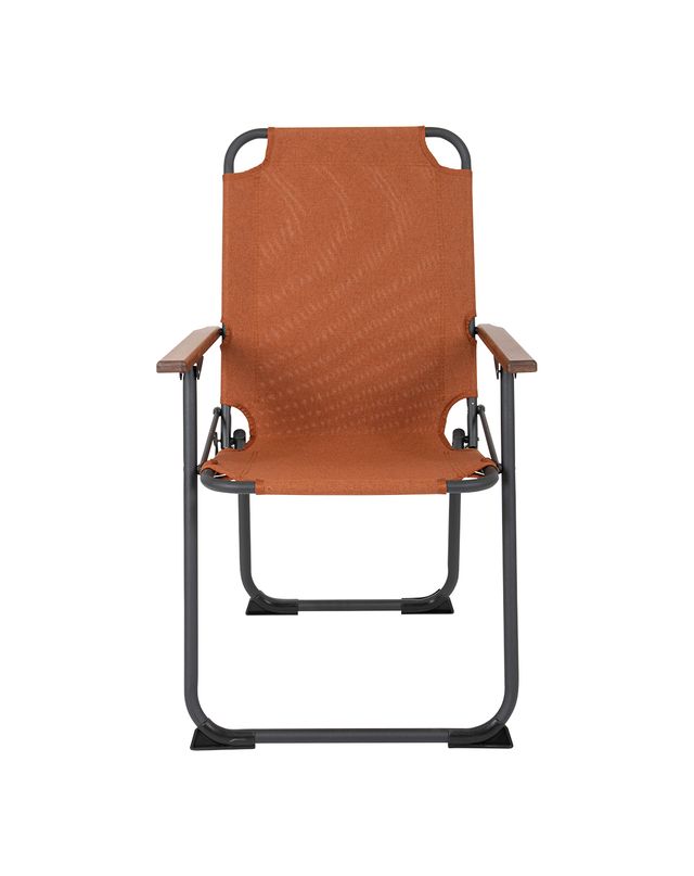 Campingstuhl, Klappstuhl, Stuhl aus Stoff, Holzarmlehnen, stahlrahmen