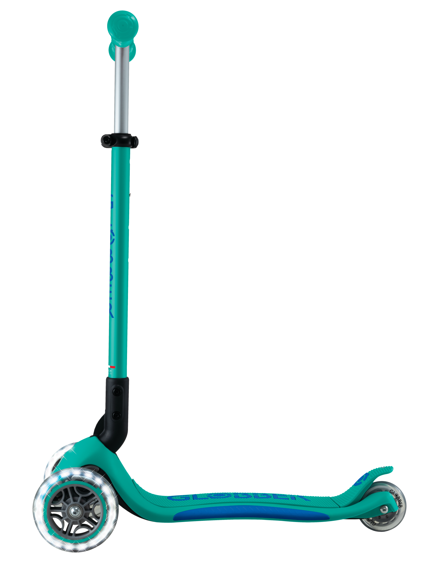 Transport, Fahrzeug, Kinderroller, Tretroller, Türkis, Rad