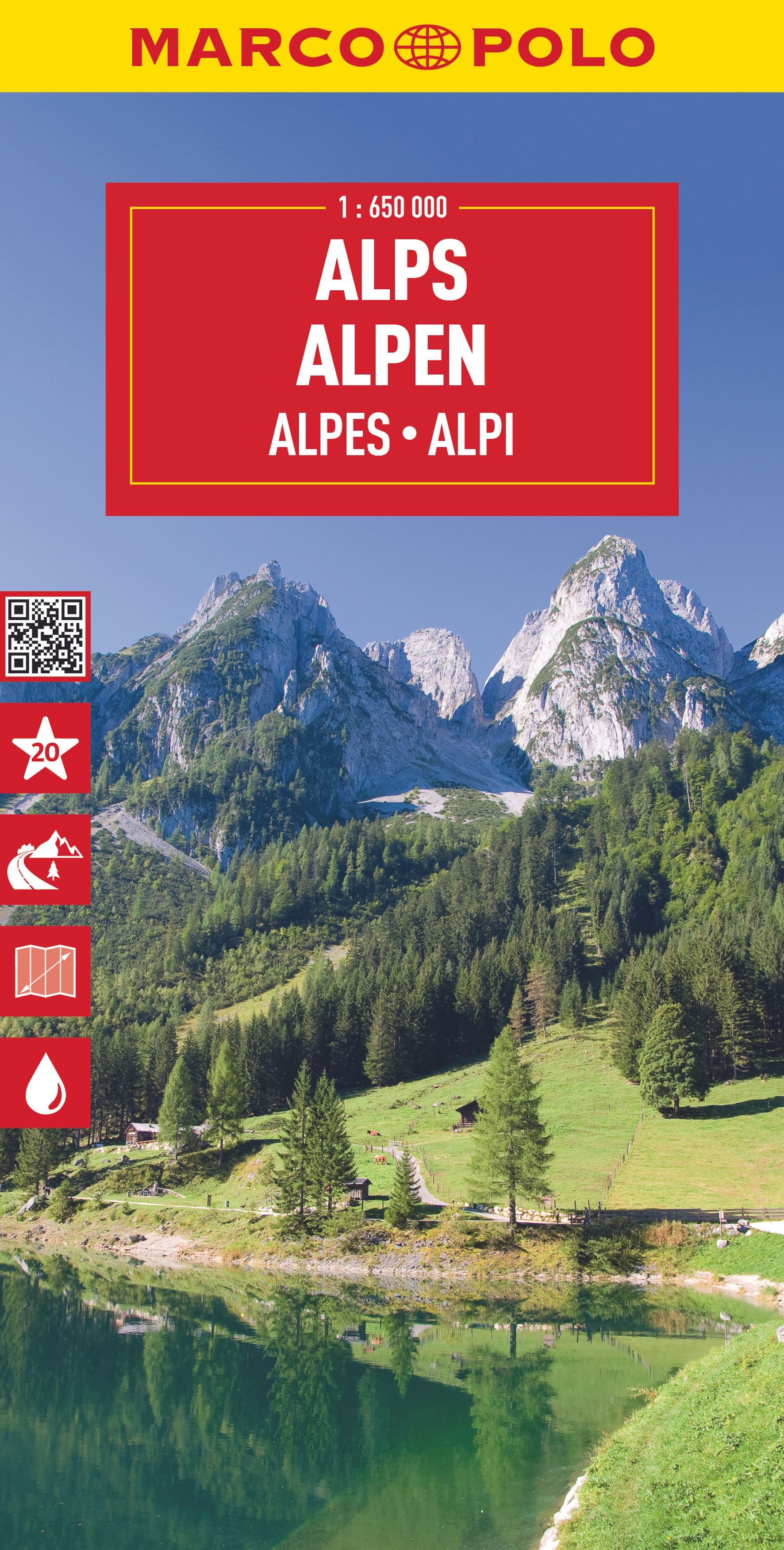 9783575017628 Cover Marco Polo Reisekarte Alpen
